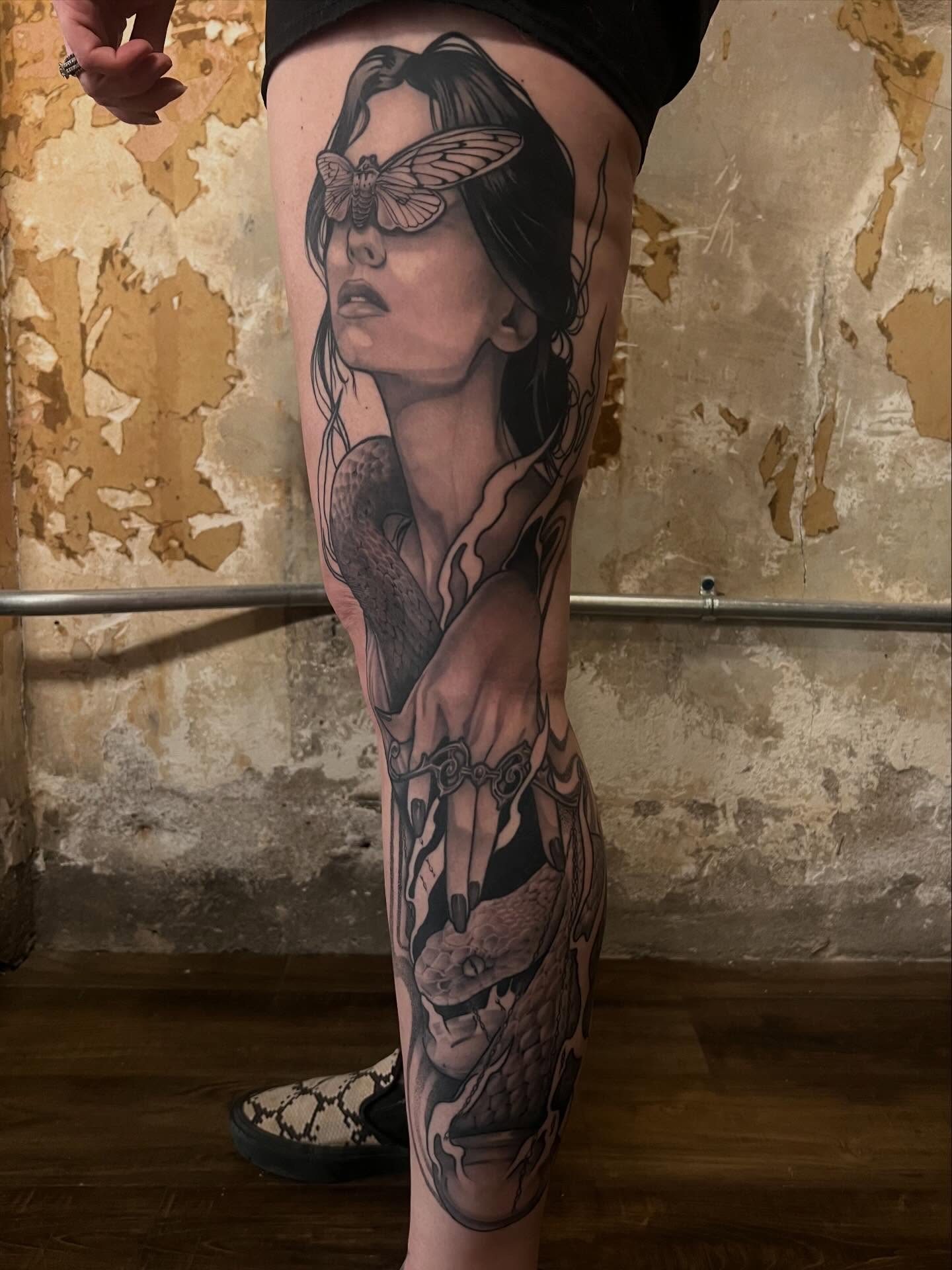 Tattoo by @zopfism — realism, dark_realism