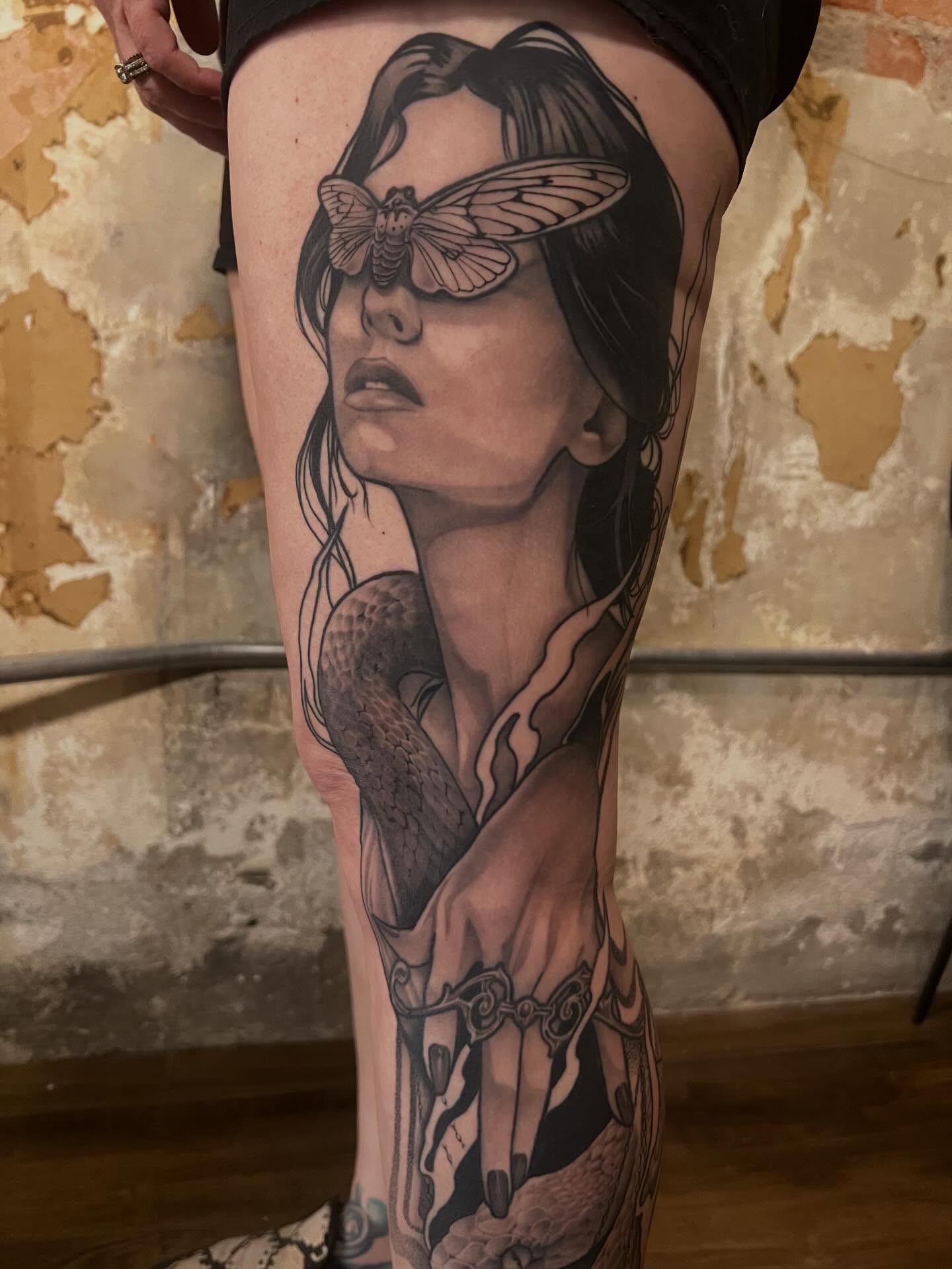 Tattoo by @zopfism — realism, dark_realism