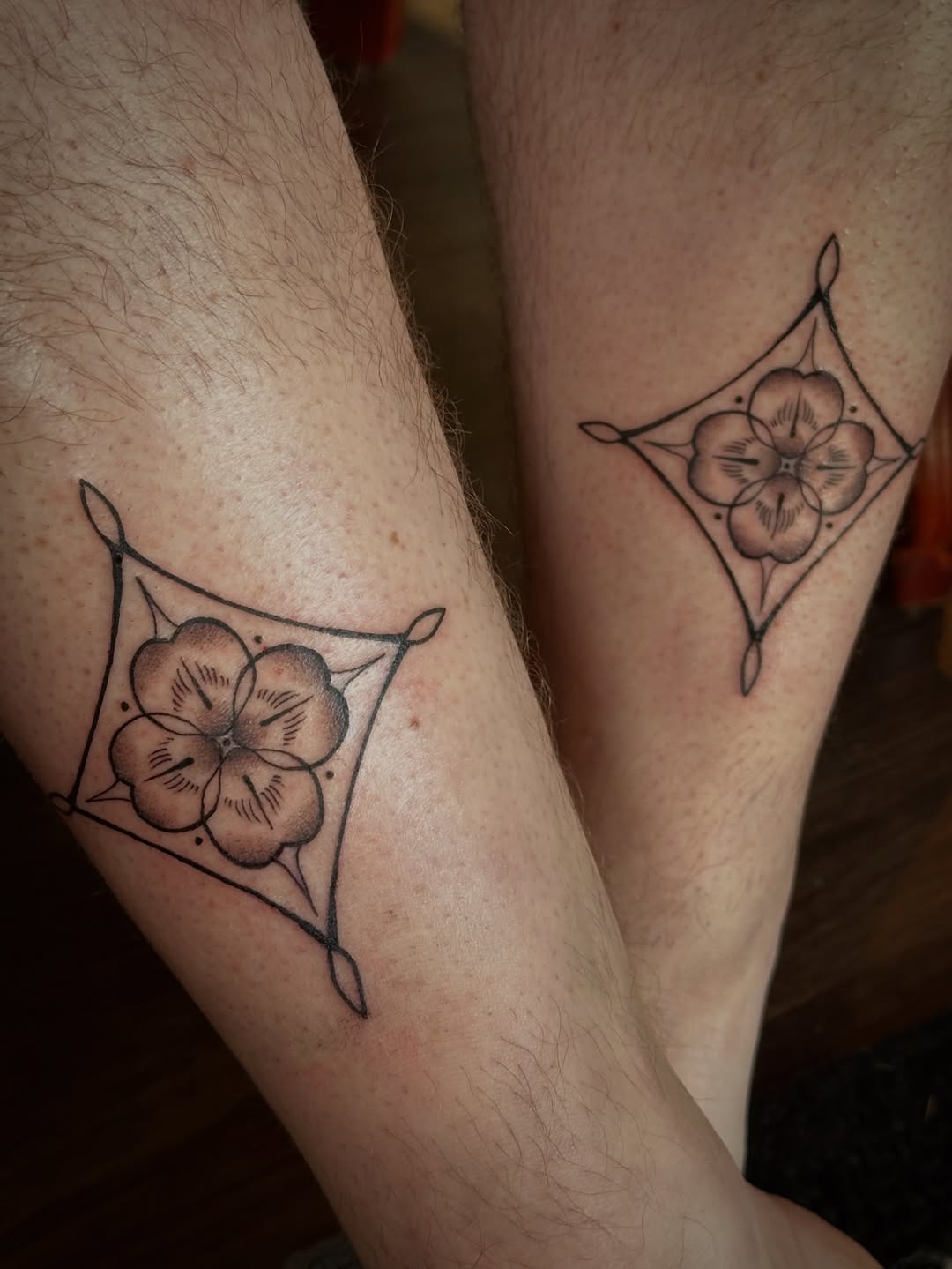 Tattoo by @stubbornsprouttattoo — geometric, dotwork