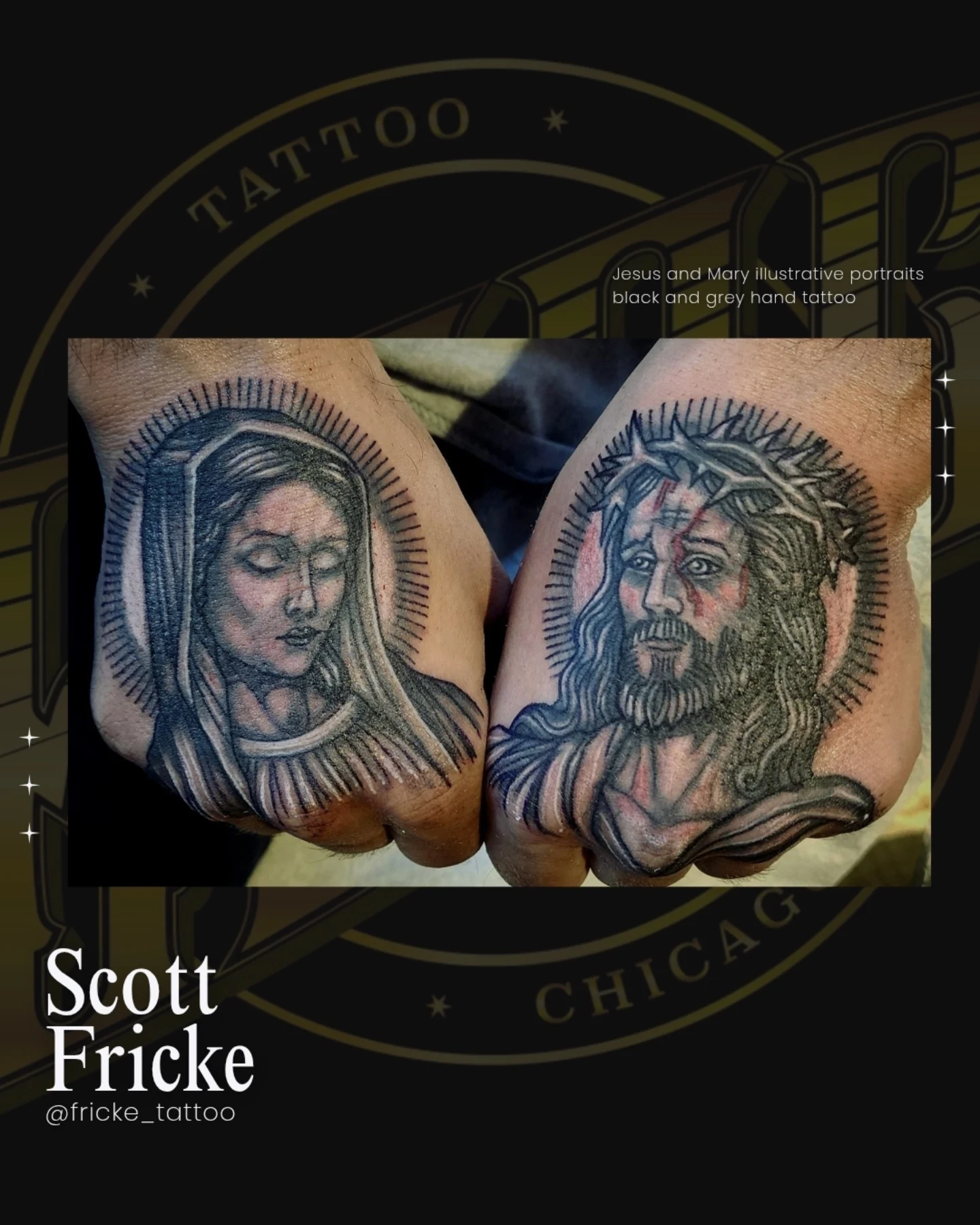 Tattoo by @fricke_tattoo — black_and_grey, illustrative