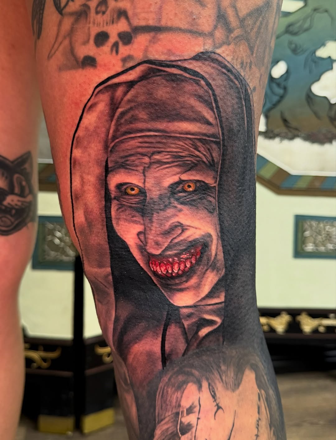 Tattoo by @jaws_the_artist — realism, dark_realism