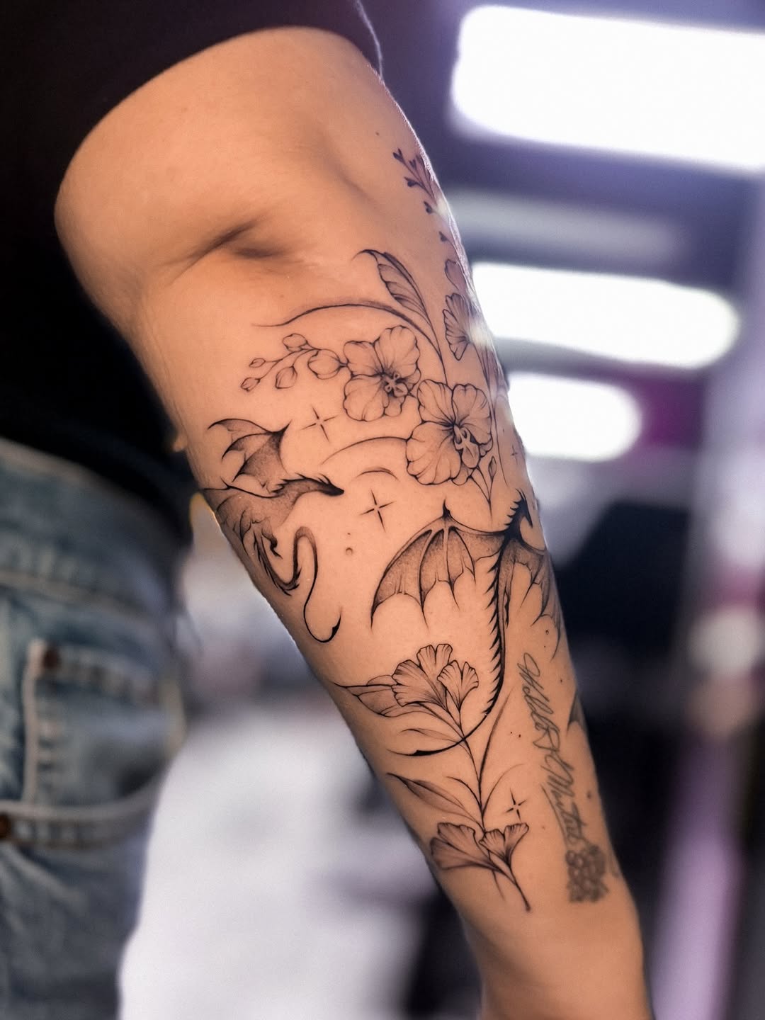 Tattoo by @night_inkaholik β fine_line, illustrative