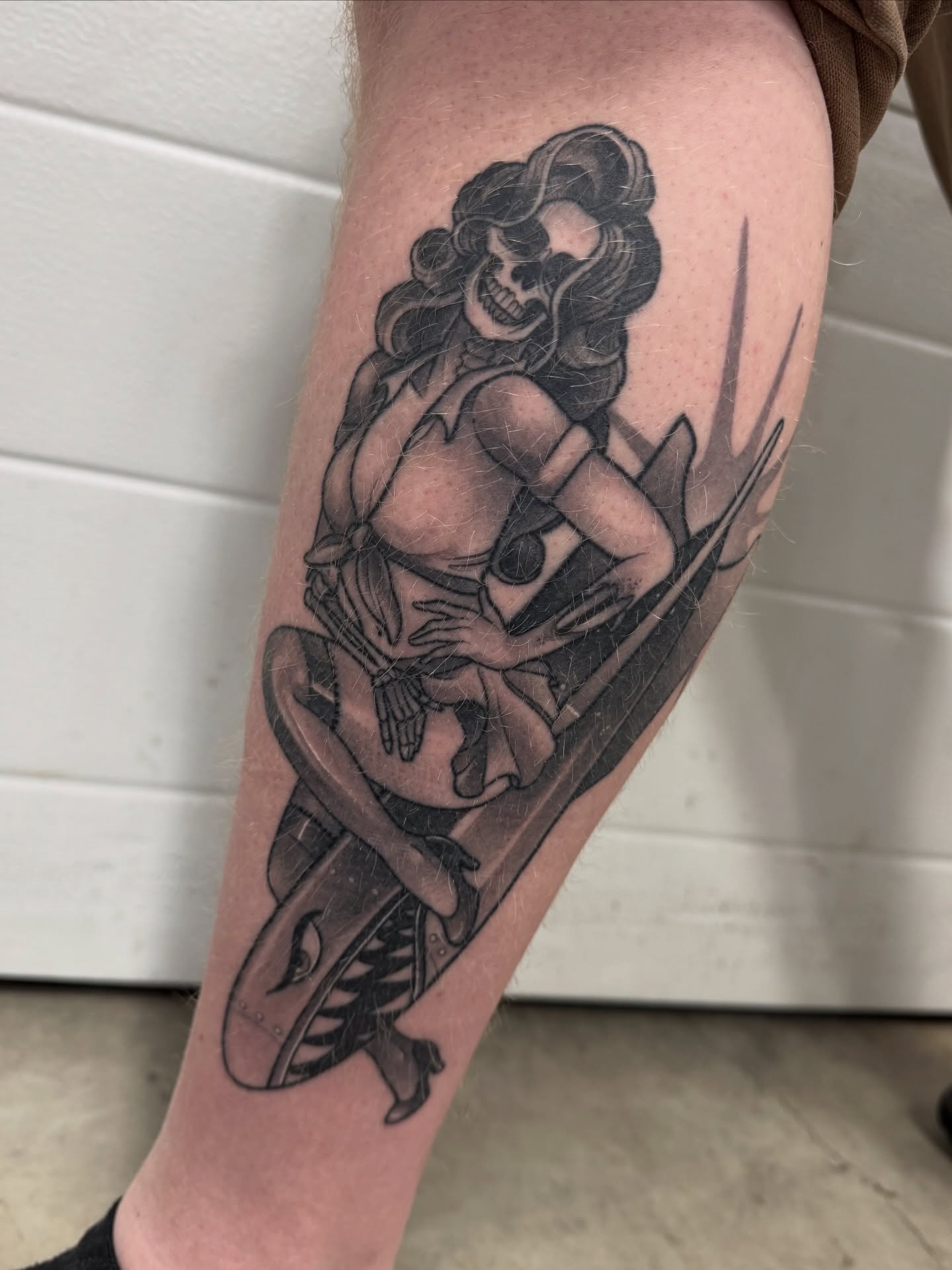 Tattoo by @anne_core — black_and_grey