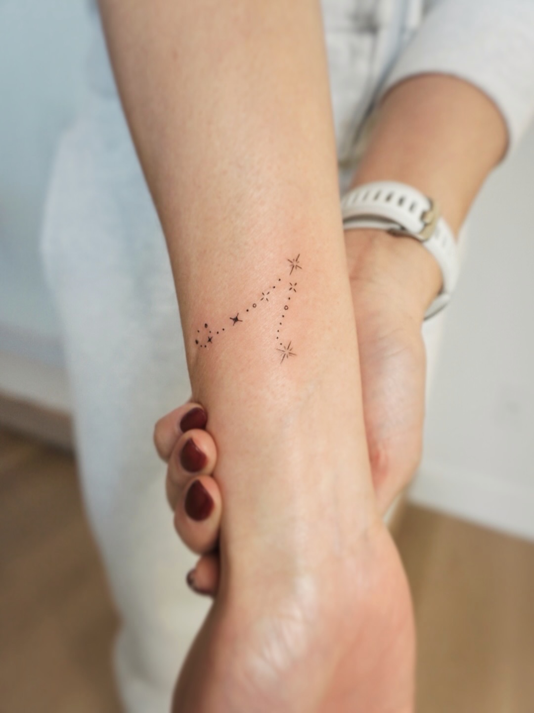 Tattoo by @yuri_tattooer — dotwork