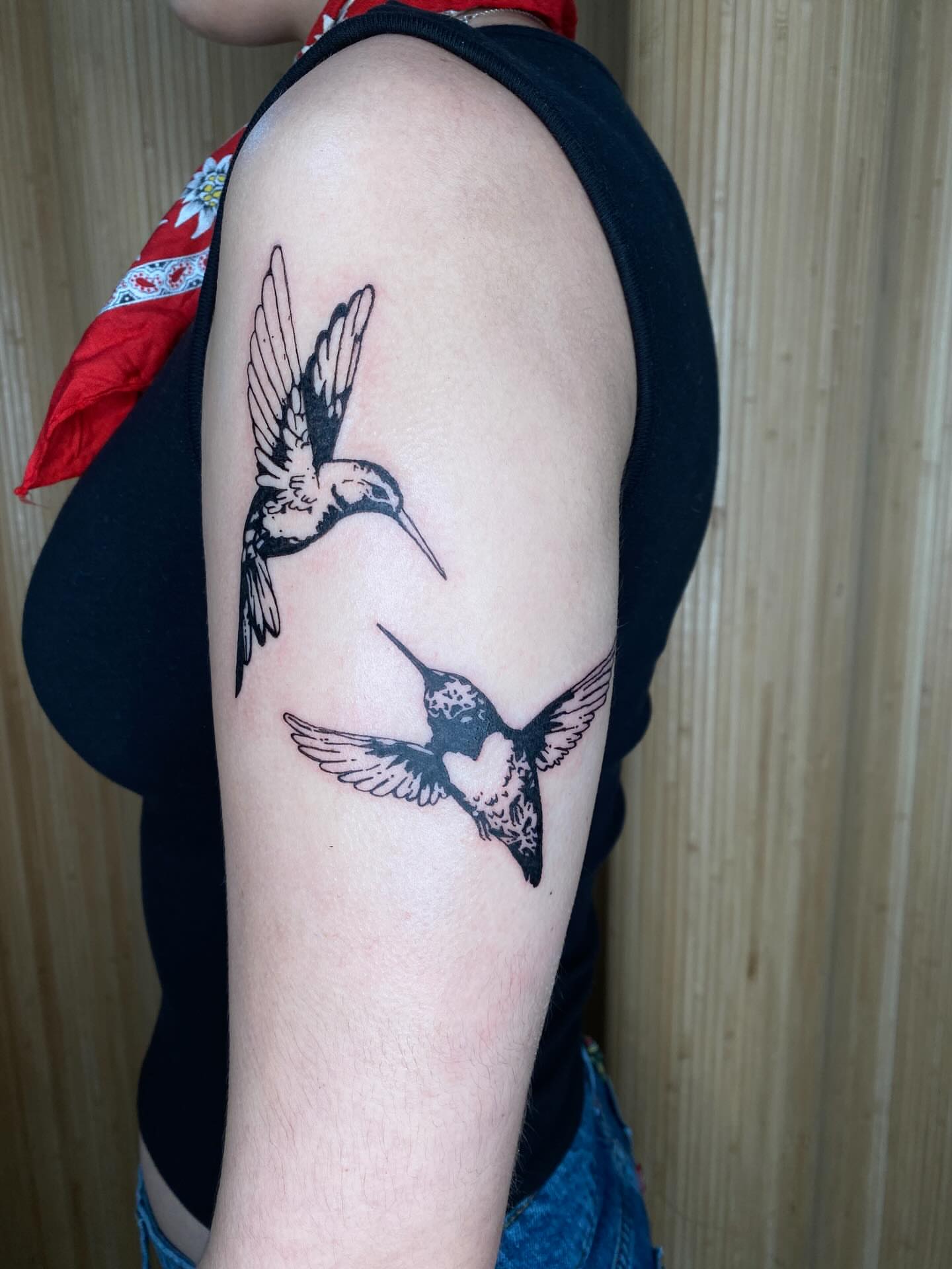 Tattoo by @spitfiregorltattoos — black_and_grey