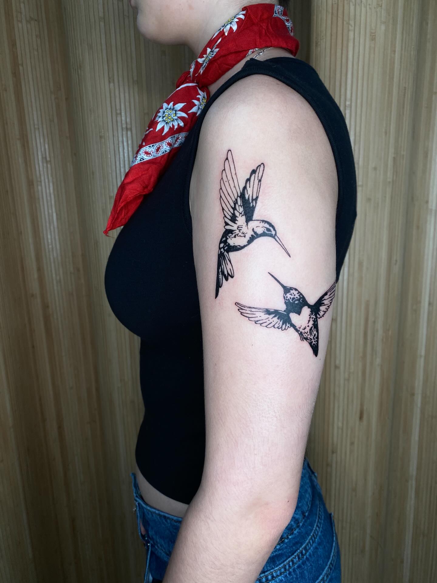 Tattoo by @spitfiregorltattoos — black_and_grey
