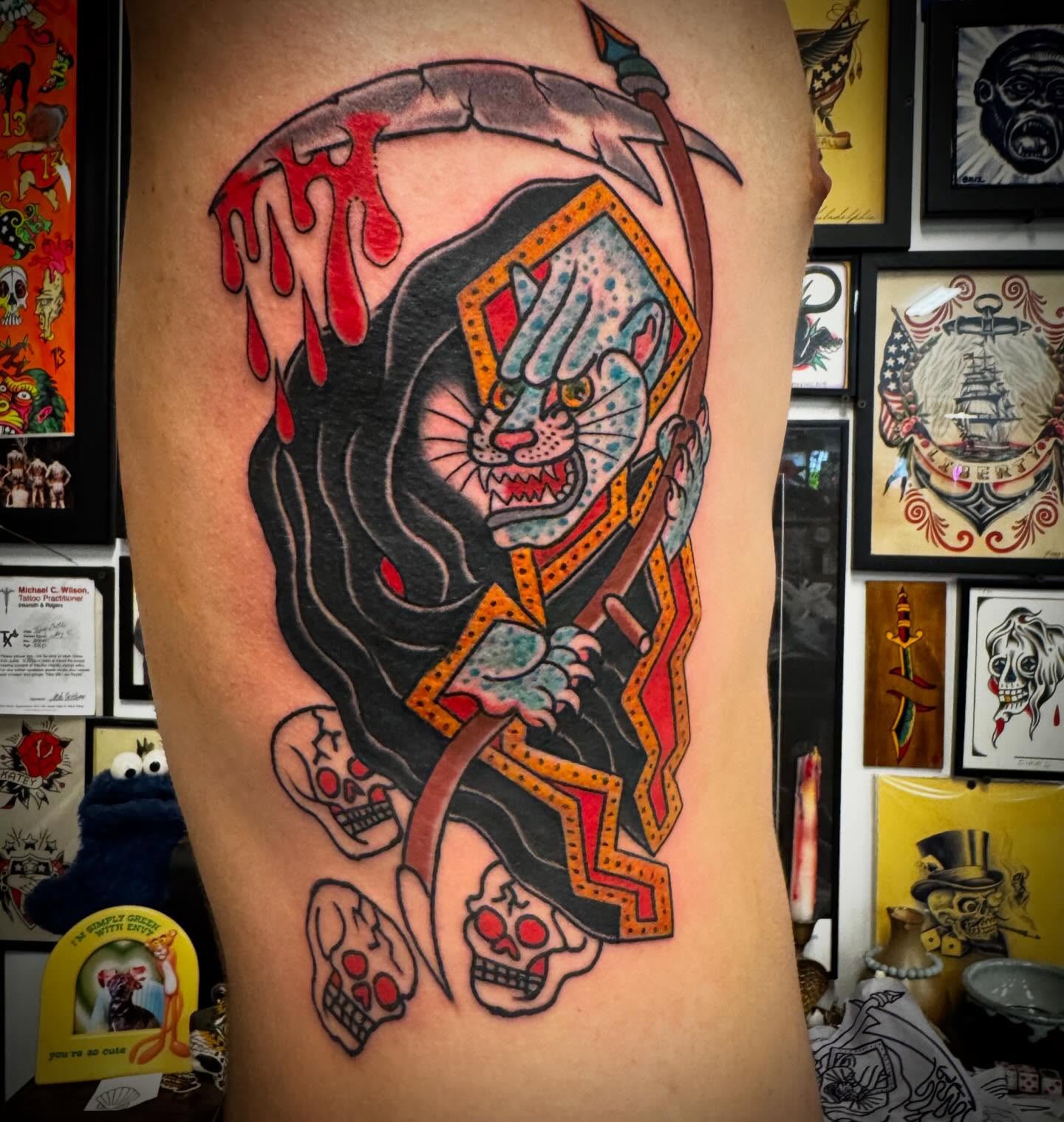 Tattoo by @jsmalleytattooer — american_traditional, dark_realism