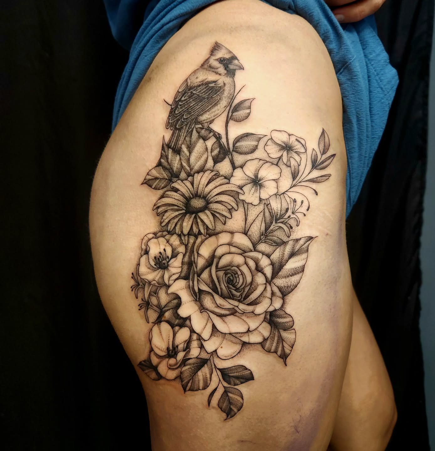 Tattoo by @sj.tattooz — black_and_grey, realism