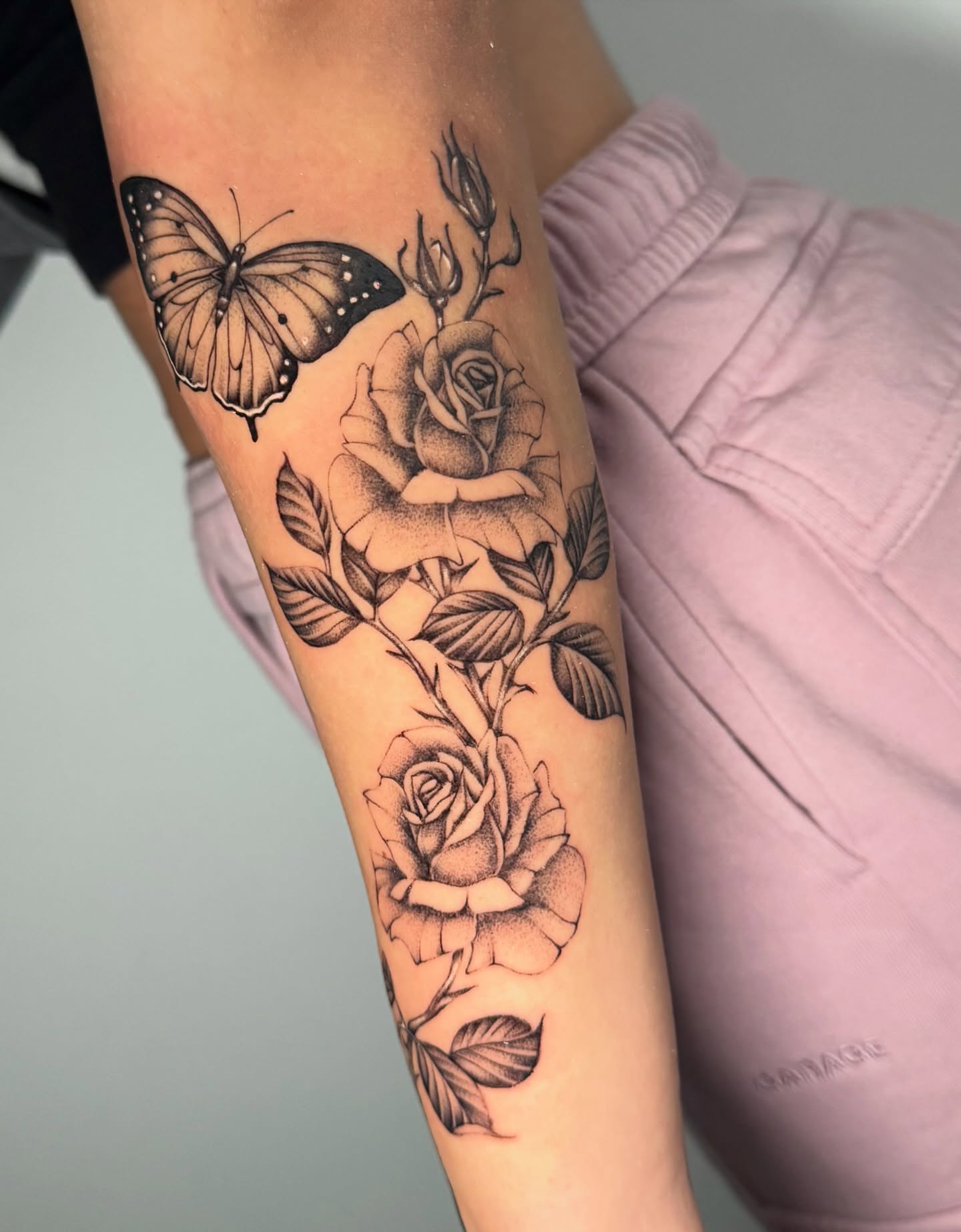 Tattoo by @monicas_tattoos โ black_and_grey, realism
