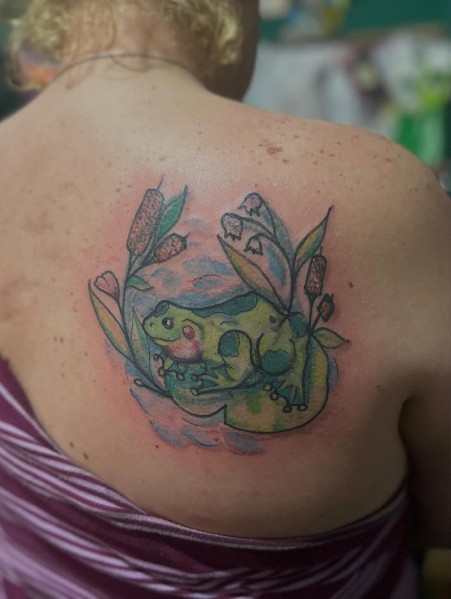 Tattoo by @highly_carver — watercolor