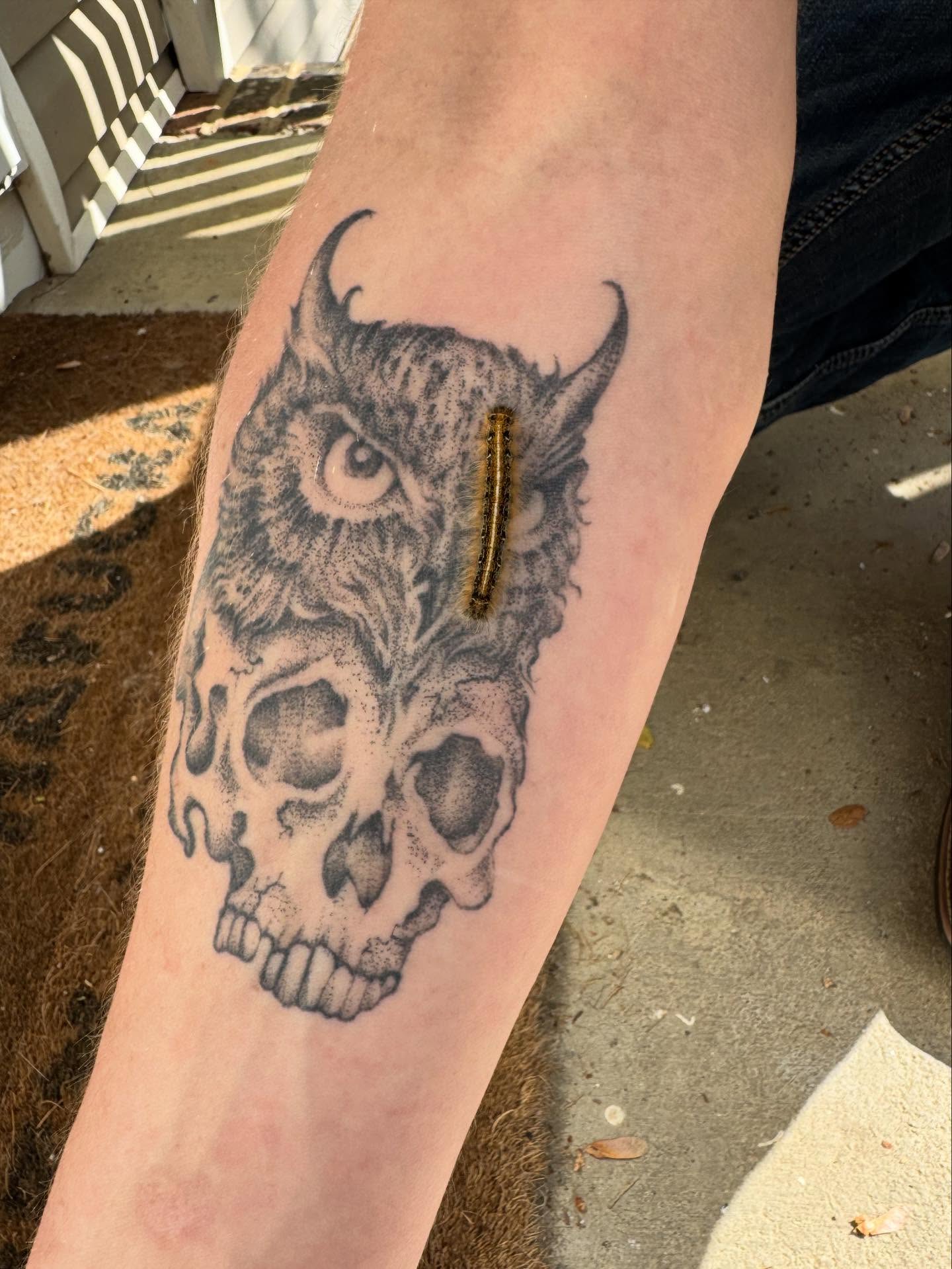 Tattoo by @stonyh4wk — black_and_grey