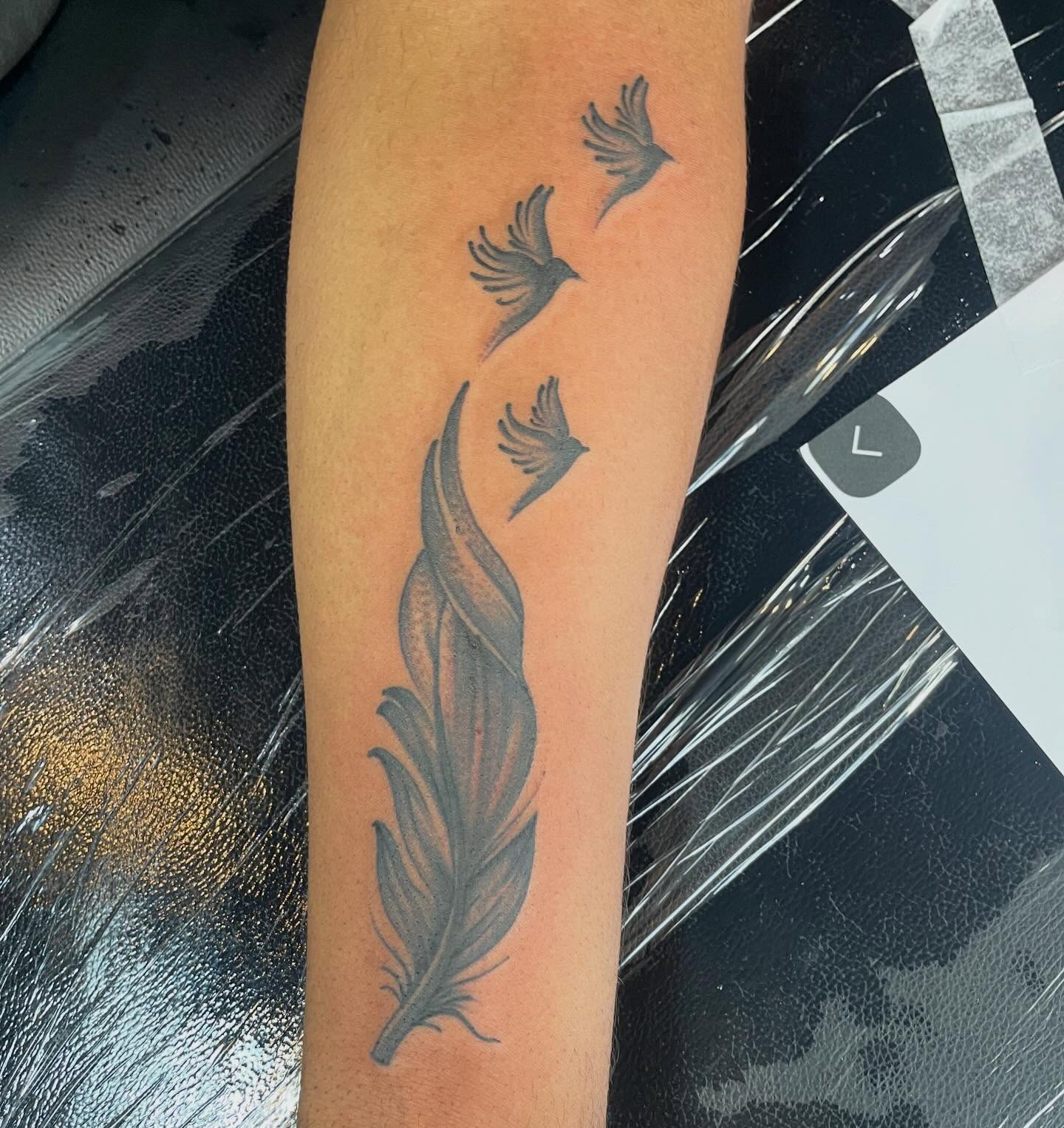 Tattoo by @alexbtatz — black_and_grey
