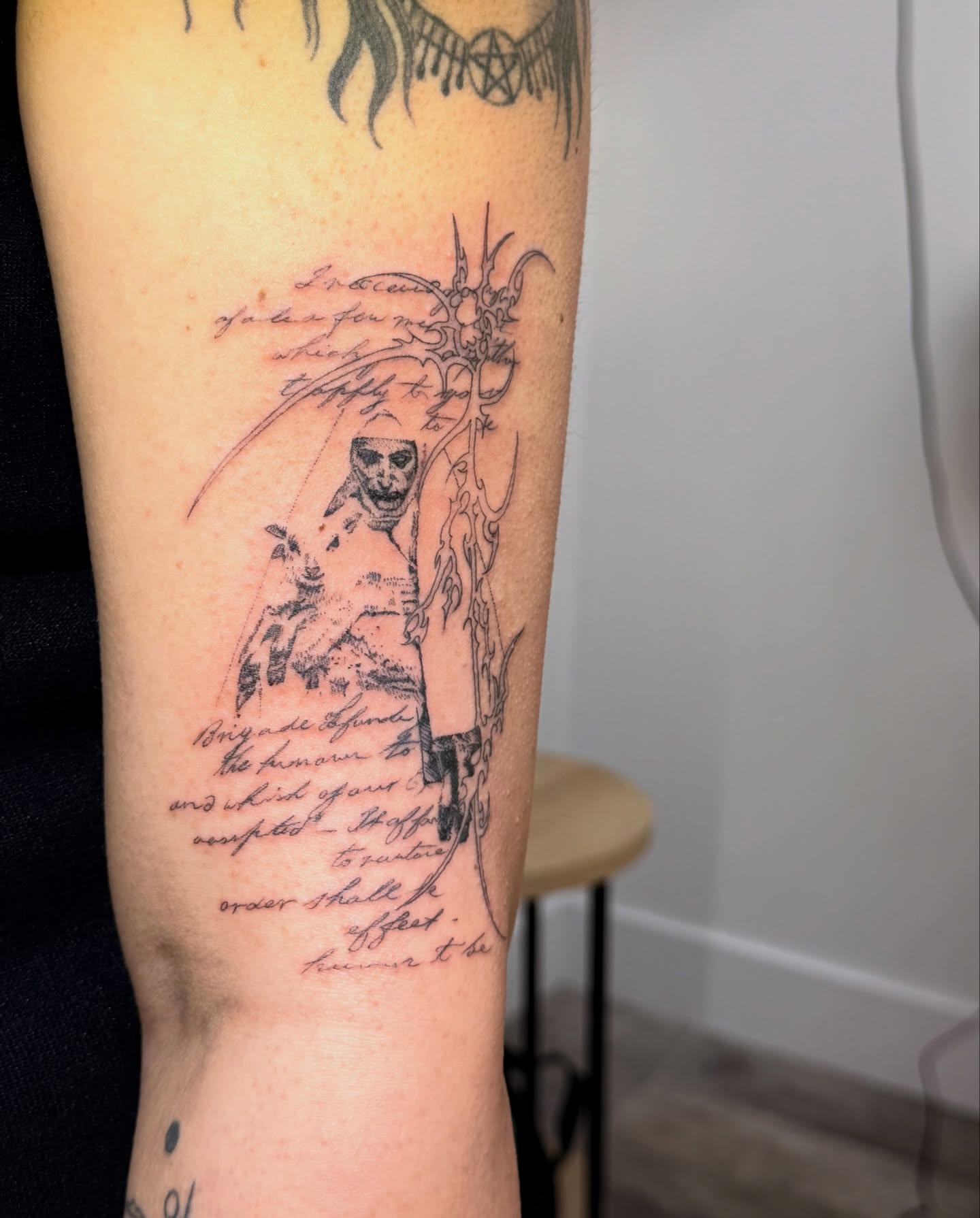 Tattoo by @onddautattoo — black_and_grey