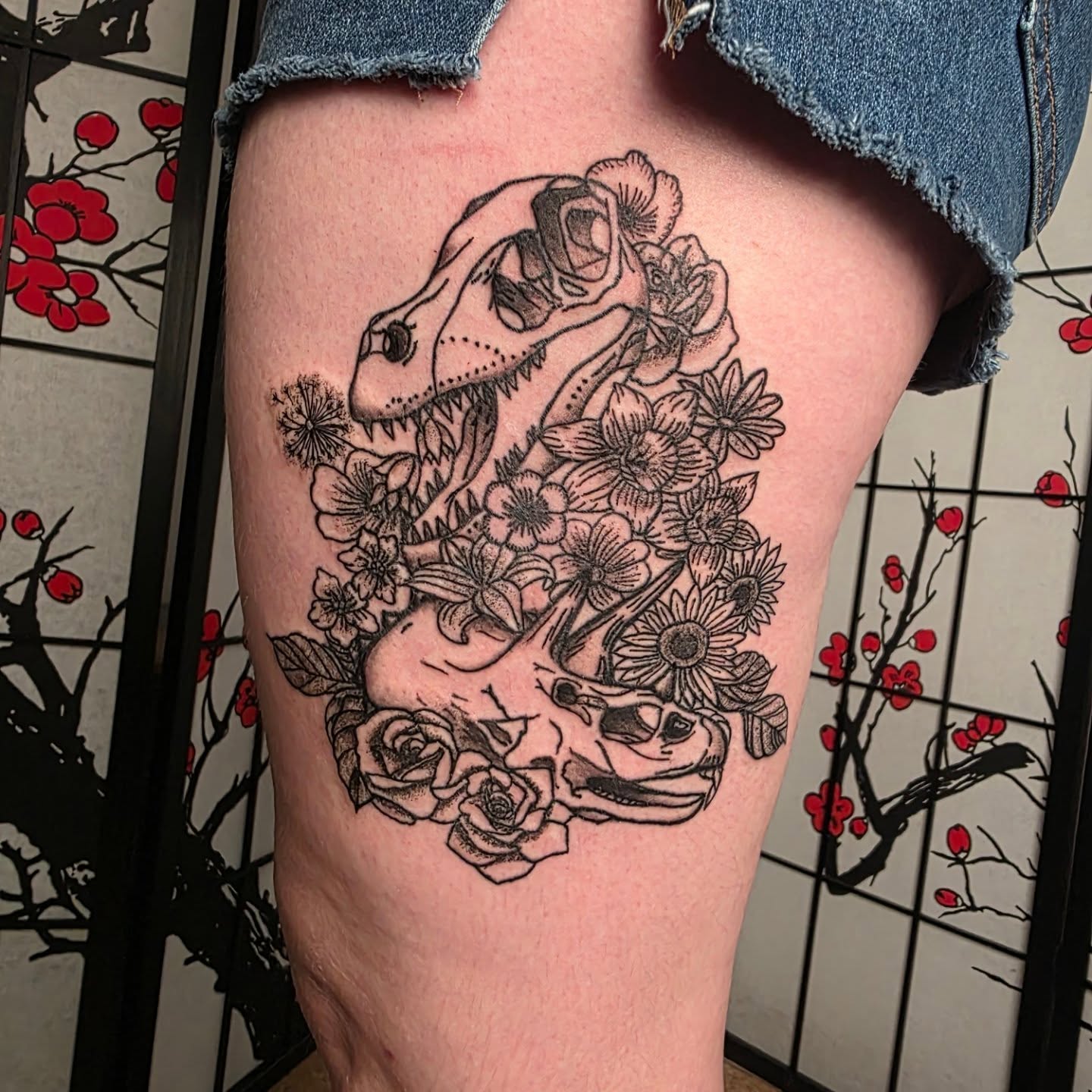 Tattoo by @yogiweebtatts — black_and_grey, realism