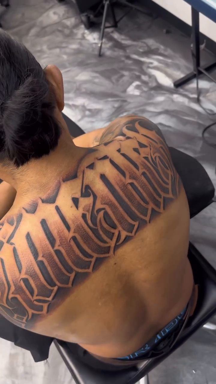 Tattoo by @ironeyestattoo — lettering_script, chicano