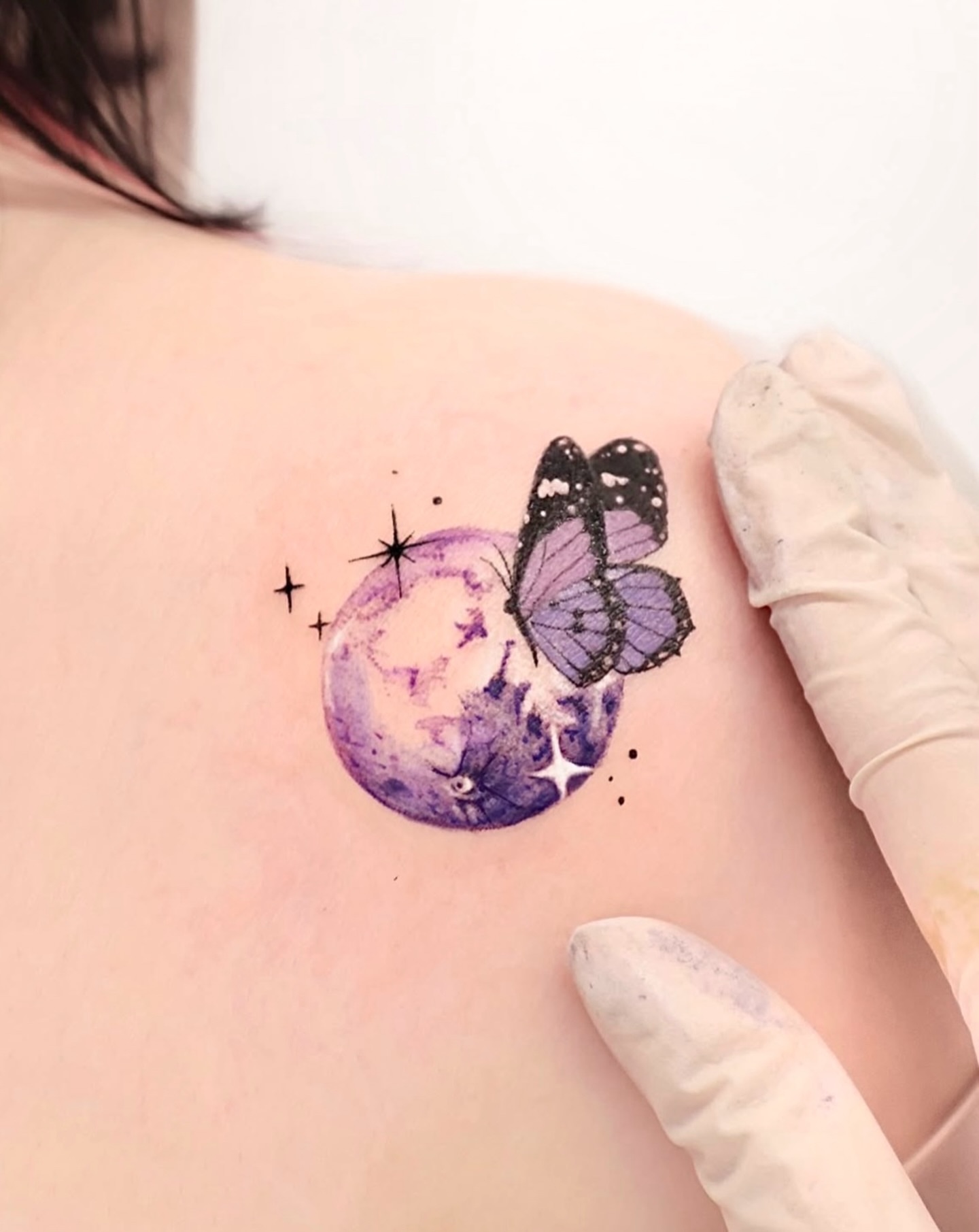 Tattoo by @morae_tattoo — watercolor, realism