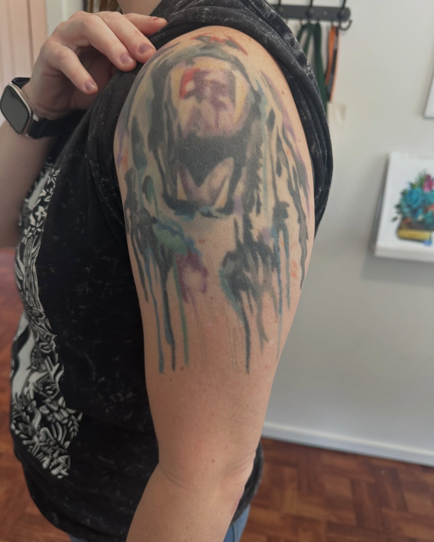 Tattoo by @janelleenvytattoo — dotwork