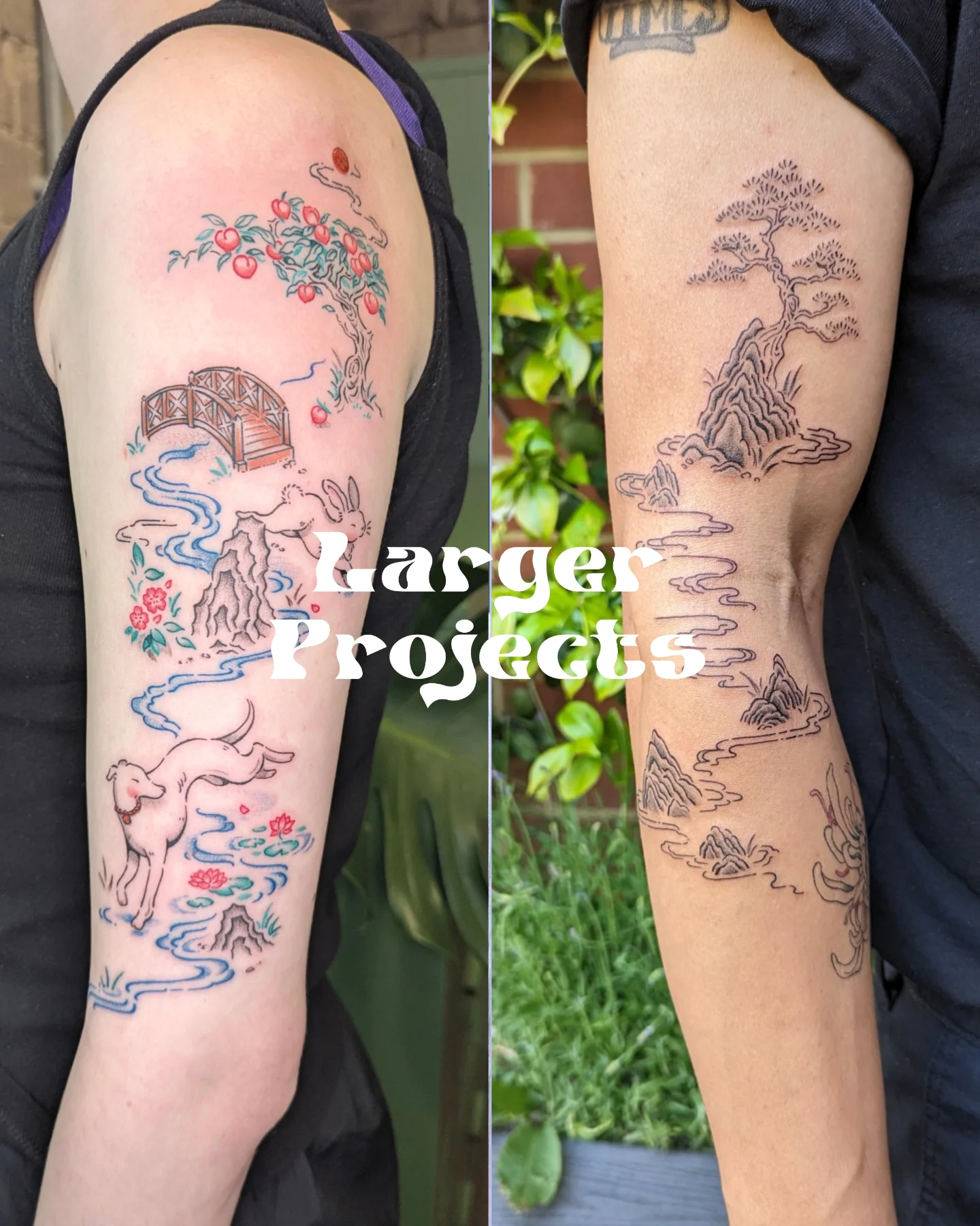 Tattoo by @chop_stick_n_poke — american_traditional, dotwork