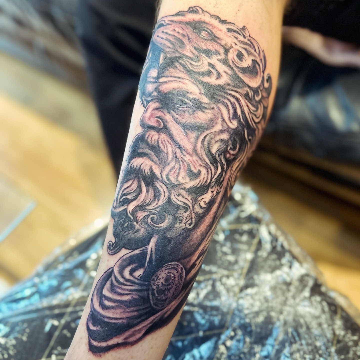 Tattoo by @j_c_tattoos — black_and_grey, realism