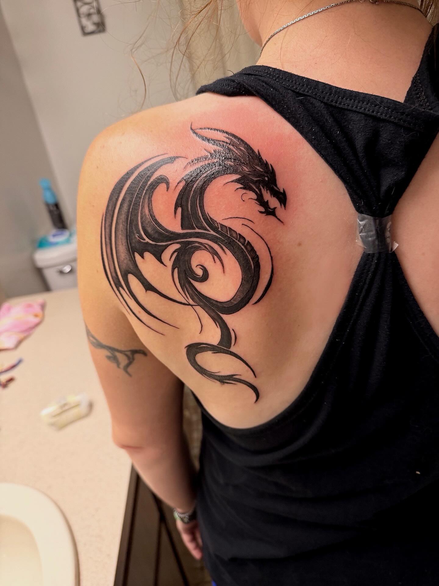 Tattoo by @heatherbroe — tribal