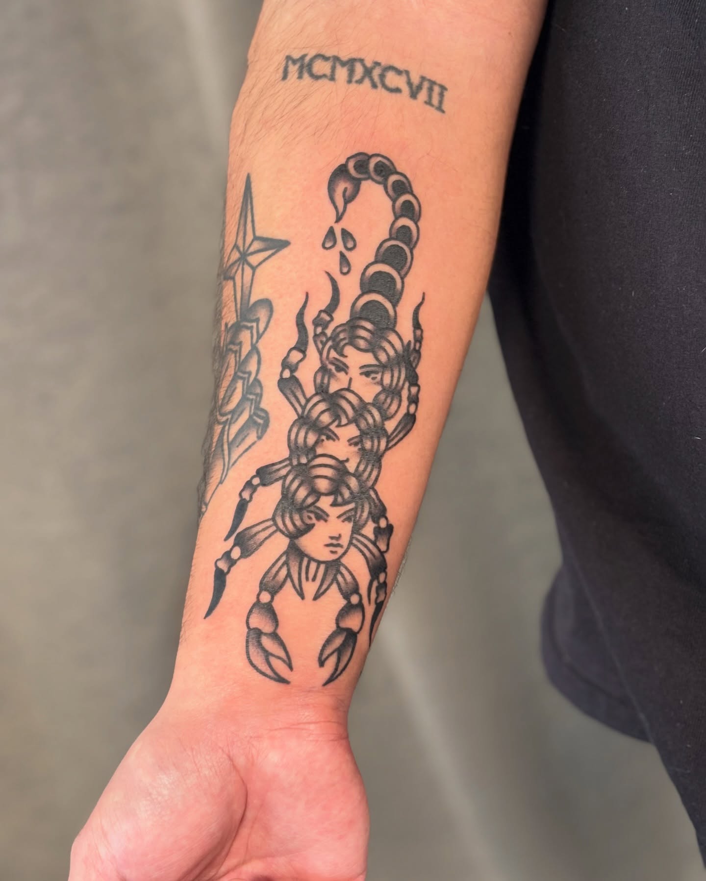 Tattoo by @katebehr_tattoo β black_and_grey