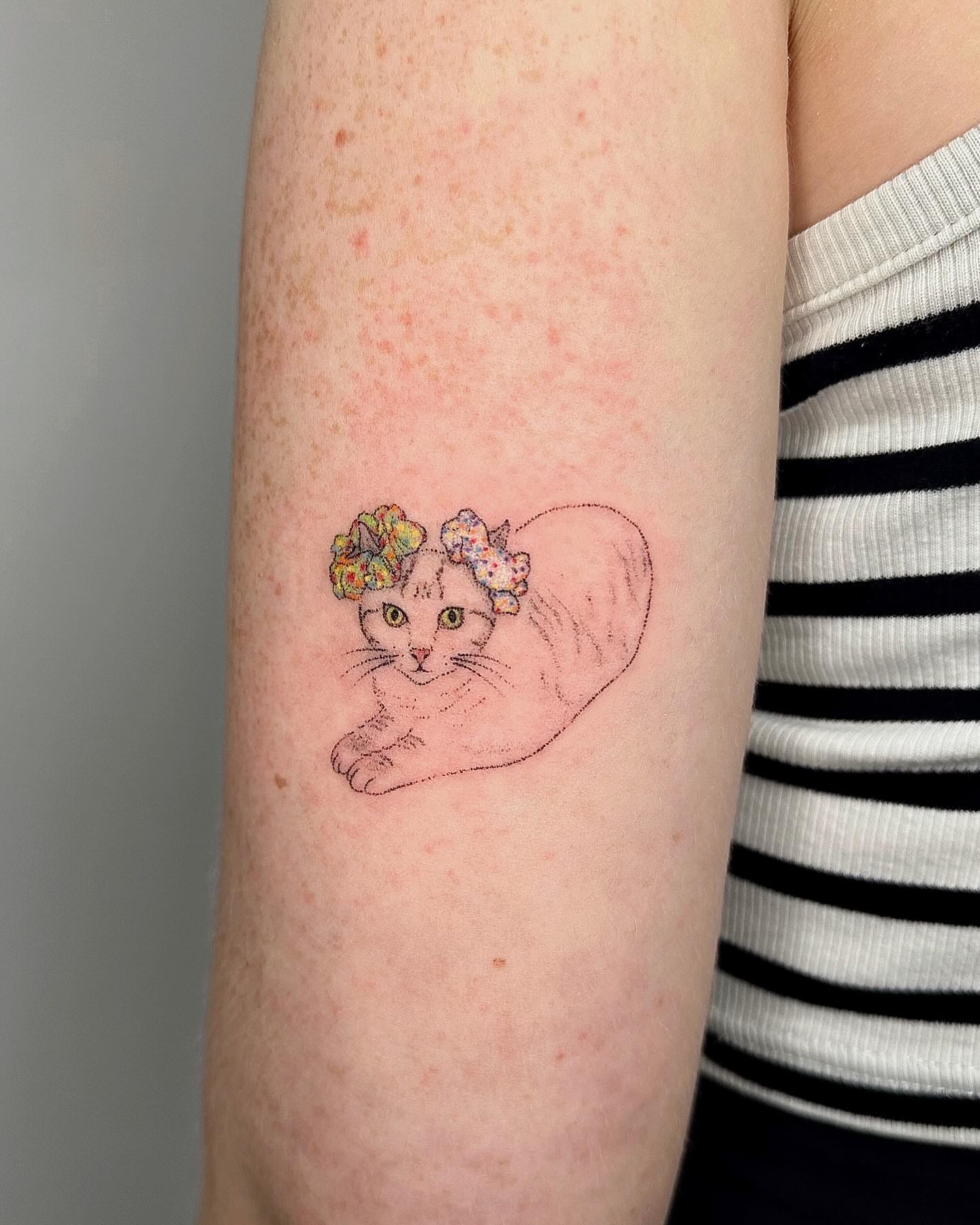 Tattoo by @elsietattoo — dotwork
