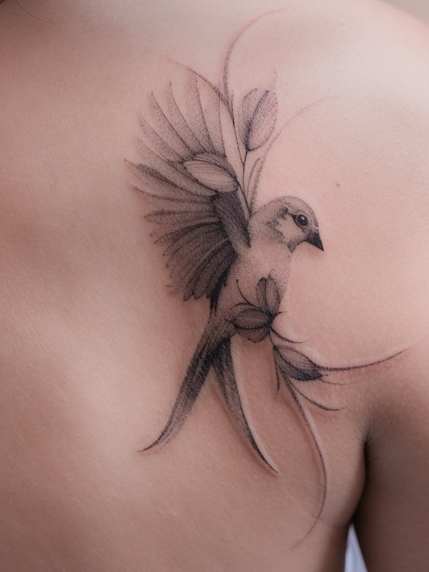 Tattoo by @lasstattoo — black_and_grey, realism