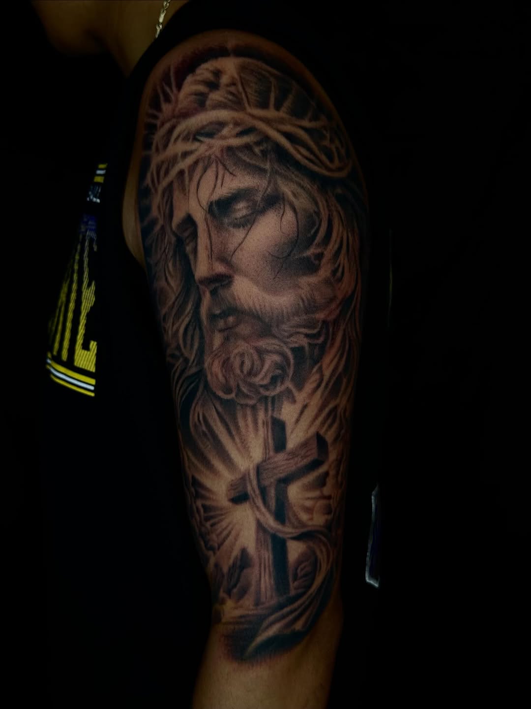 Tattoo by @forbidden_skin_designs — realism, black_and_grey