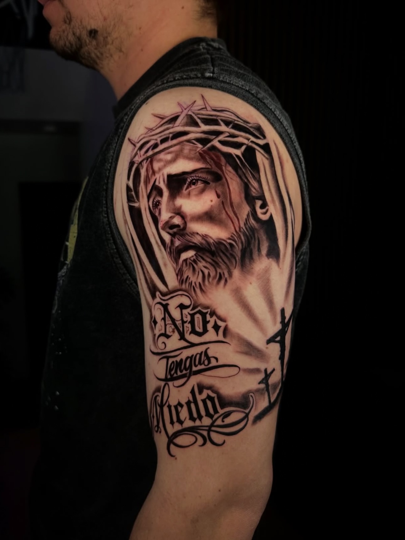 Tattoo by @babybella.tattoos — realism, black_and_grey