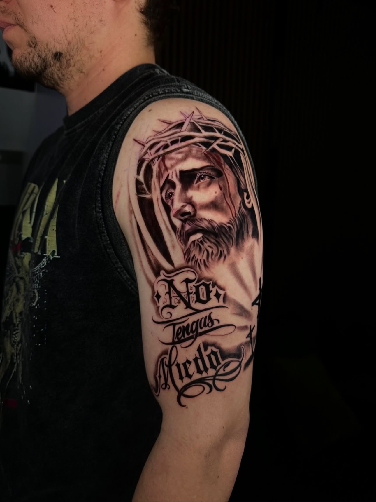 Tattoo by @babybella.tattoos — realism, black_and_grey