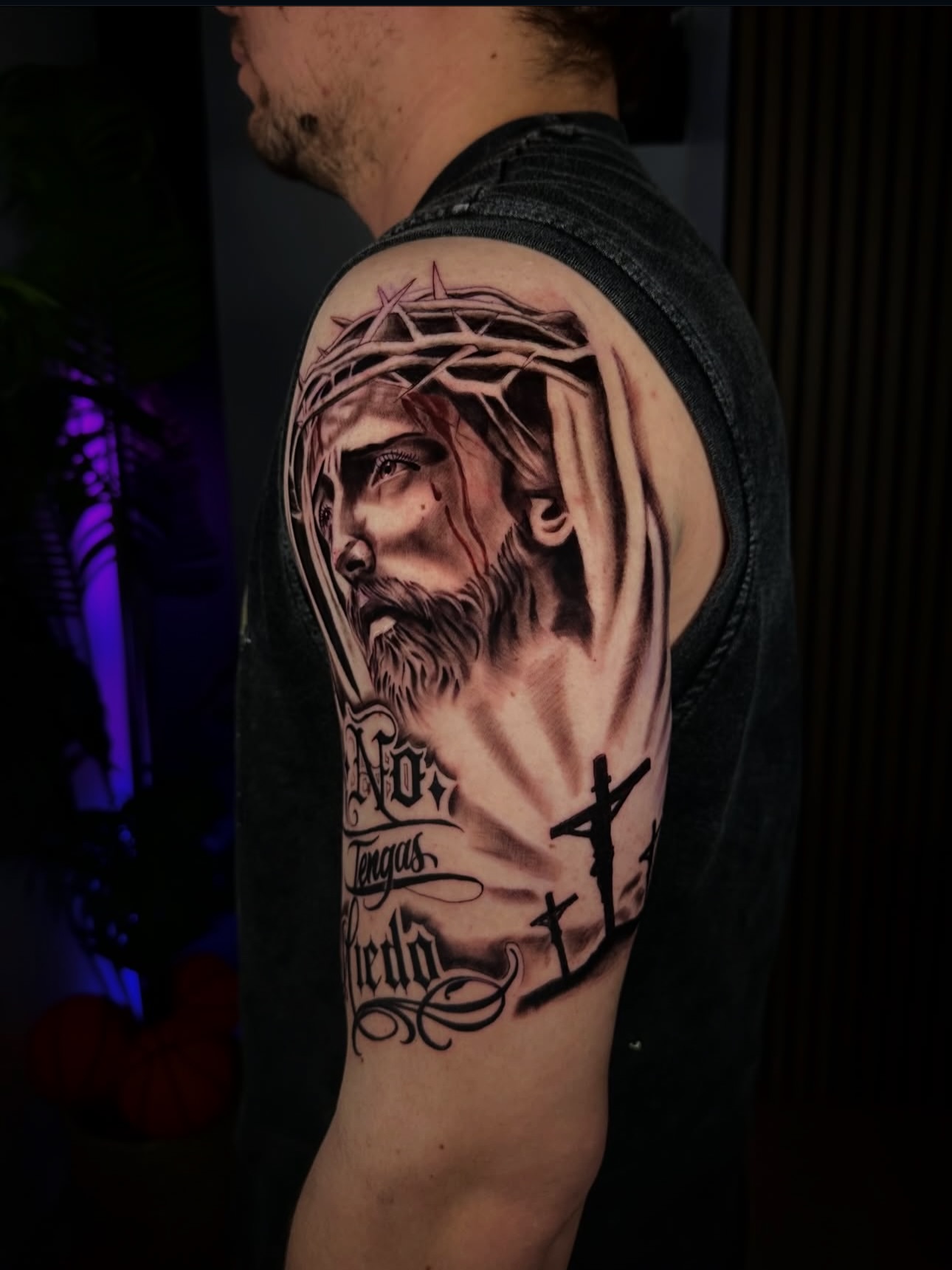 Tattoo by @babybella.tattoos — realism, black_and_grey