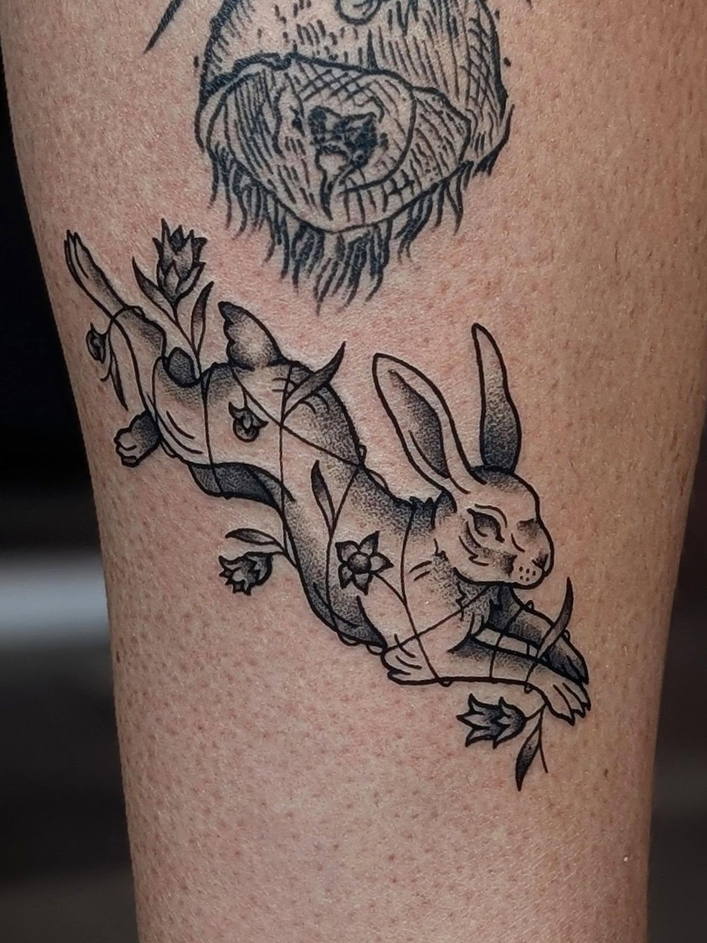 Tattoo by @elise_inks — black_and_grey