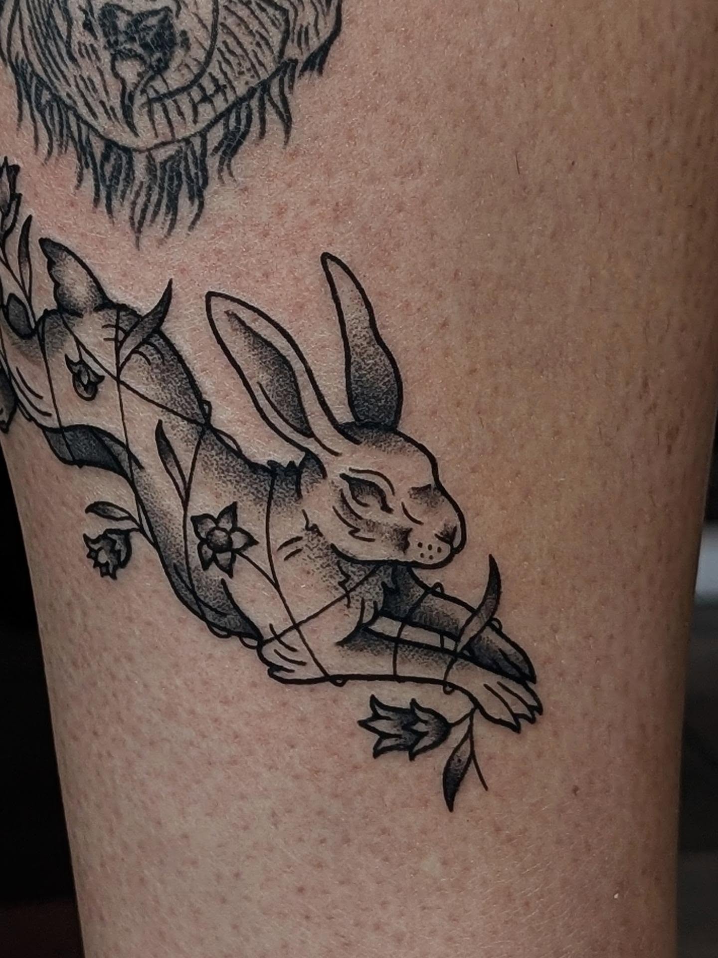 Tattoo by @elise_inks — black_and_grey