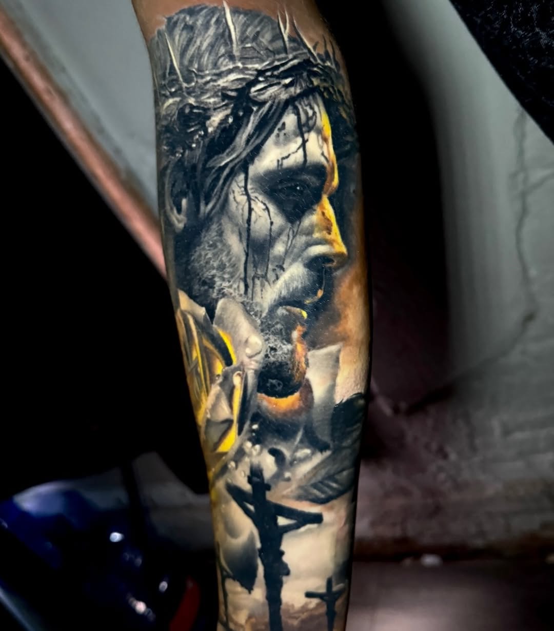 Tattoo by @iamshultz — realism, black_and_grey