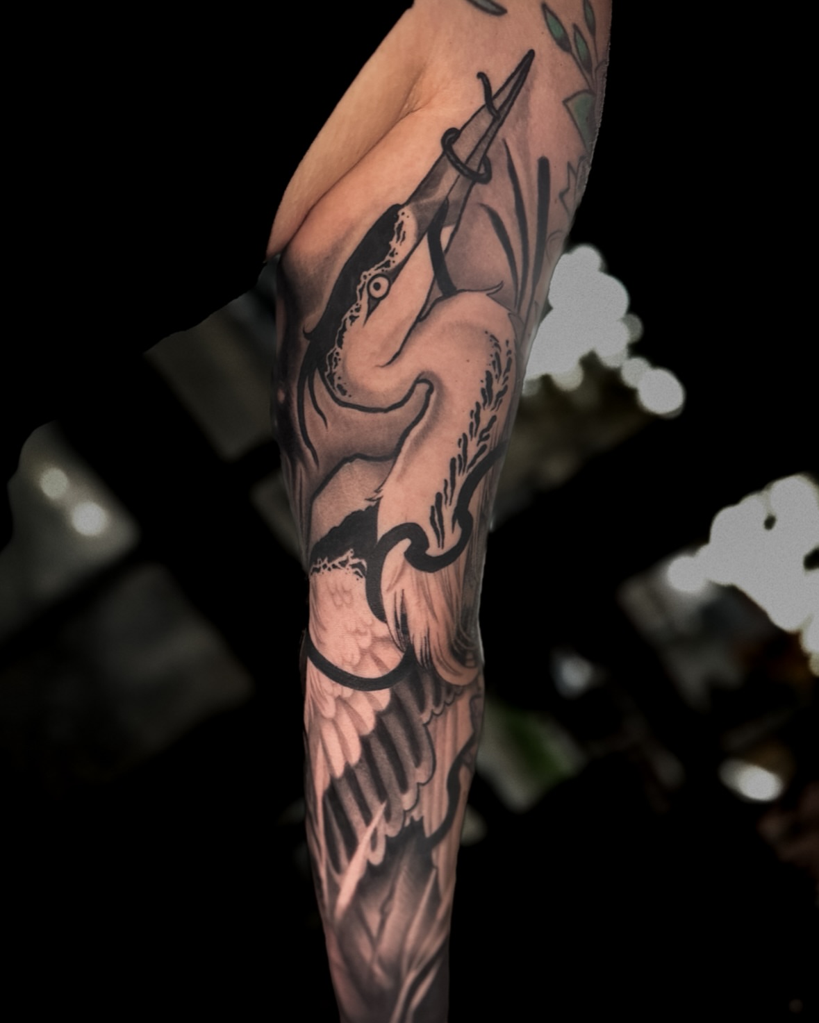Tattoo by @_dreadnot_ — black_and_grey