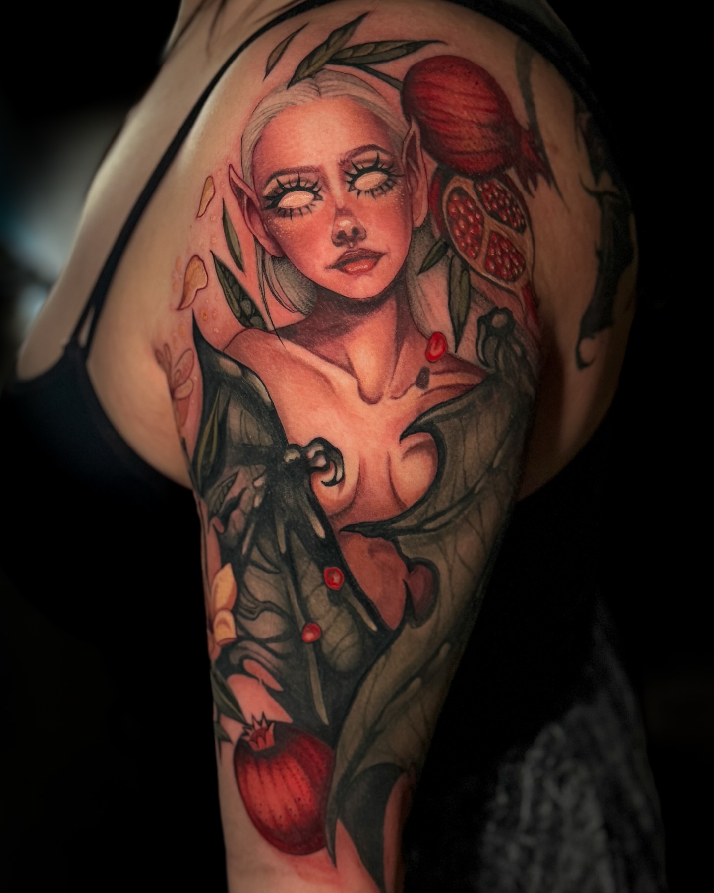 Tattoo by @_dreadnot_ — realism, dotwork