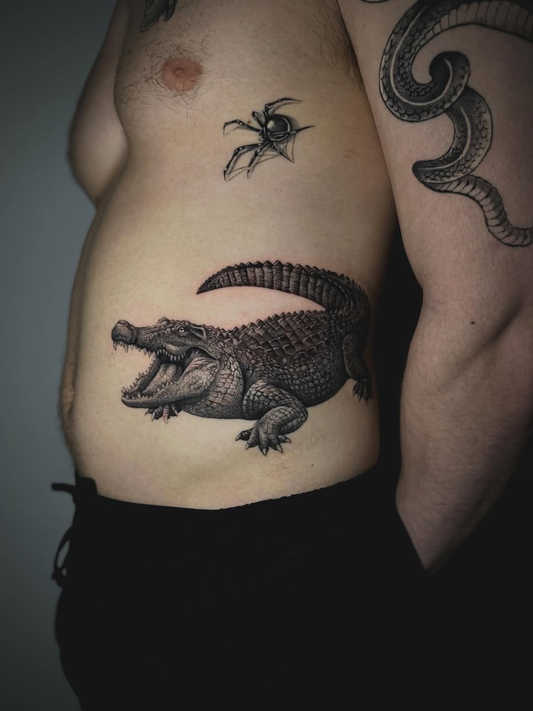 Tattoo by @owens_tattoos — realism, black_and_grey