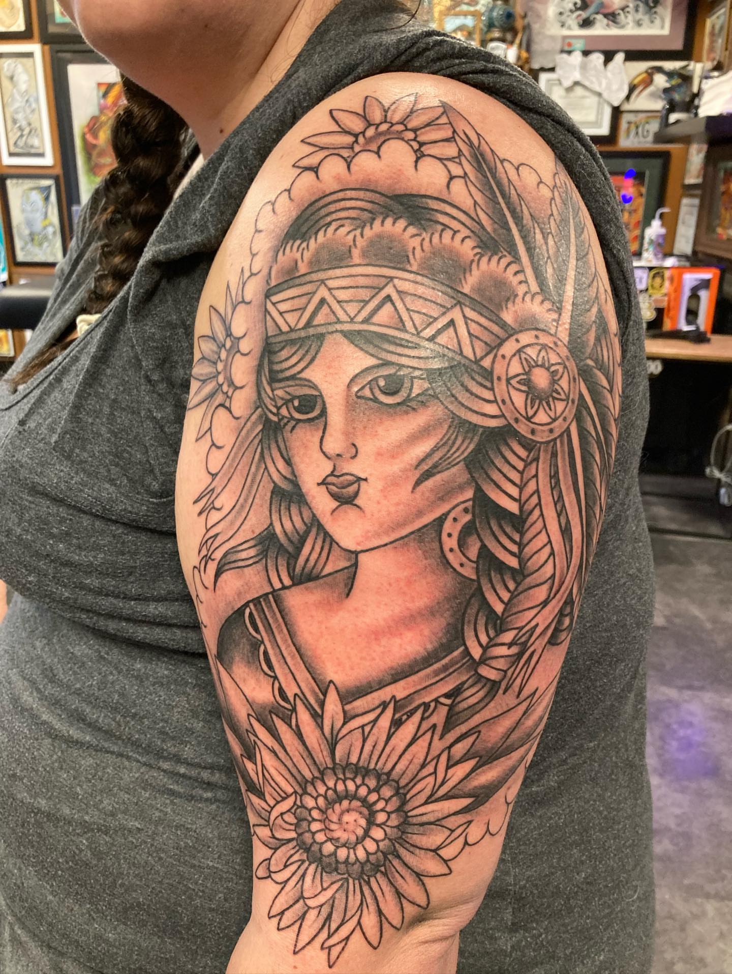 Tattoo by @jessewortheytattoo — black_and_grey, realism
