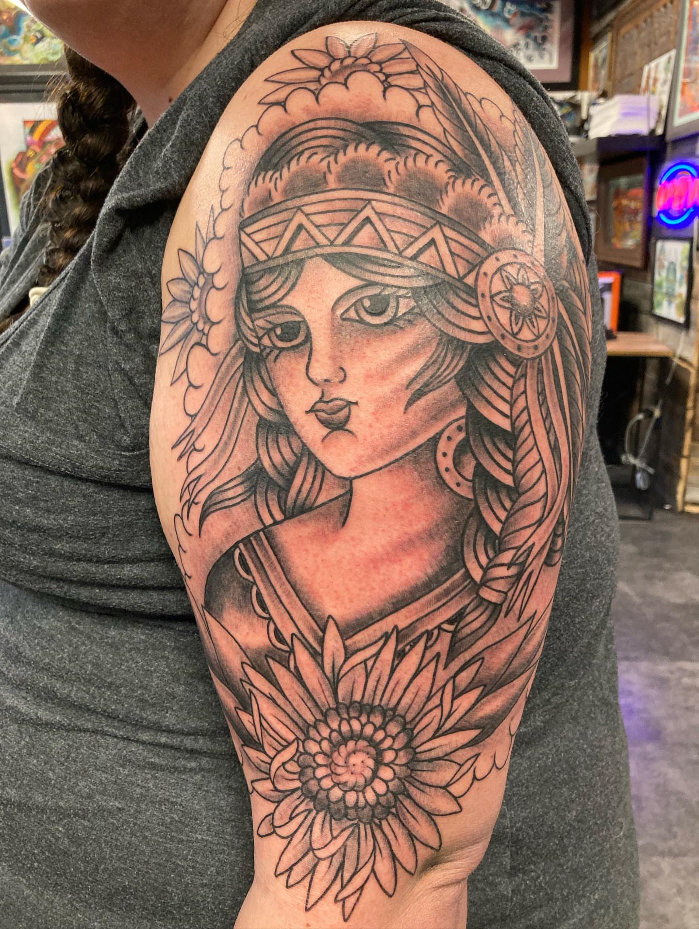 Tattoo by Jesse Worthey, Kalispell