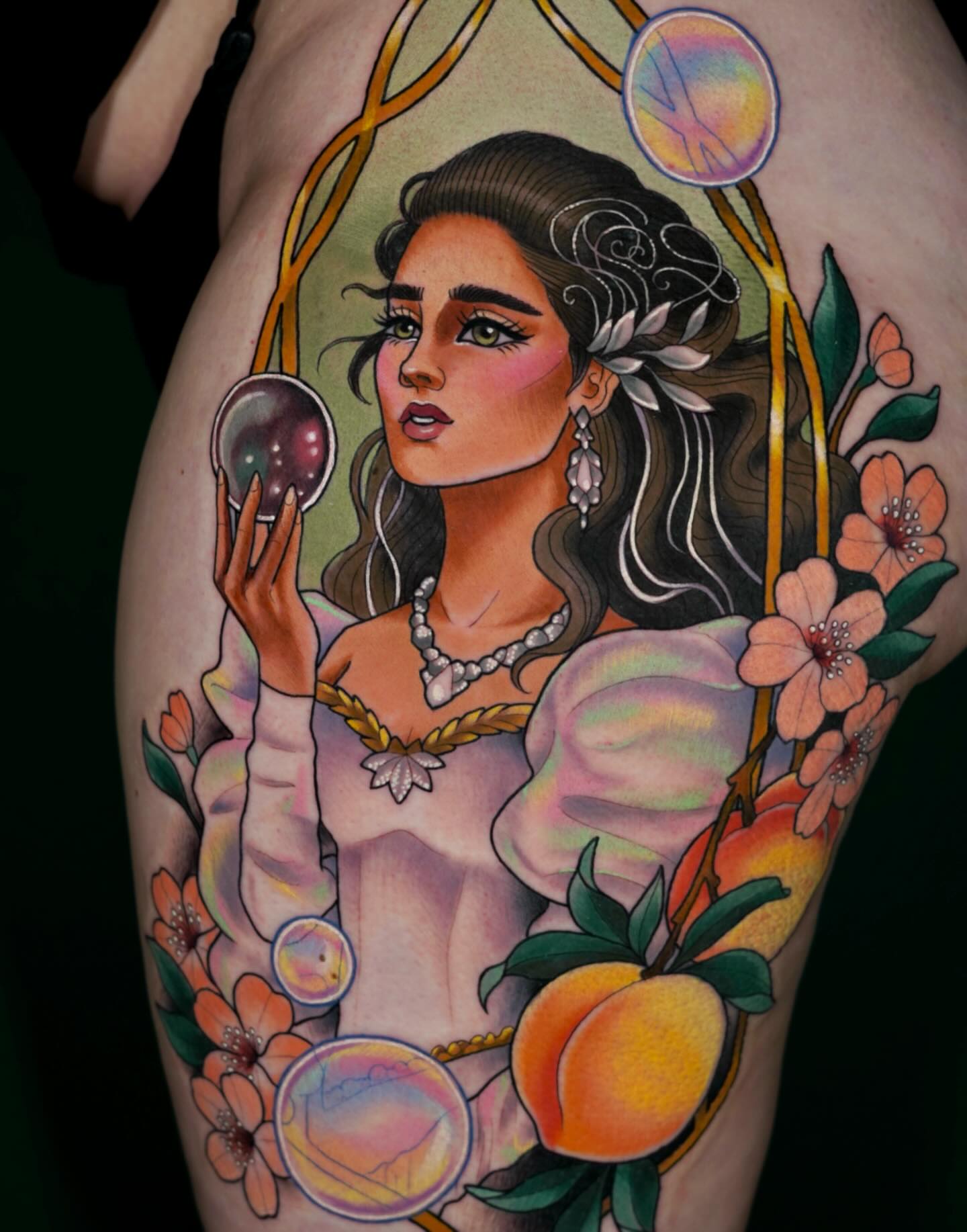 Tattoo by @sketchbrooke_ — illustrative, realism