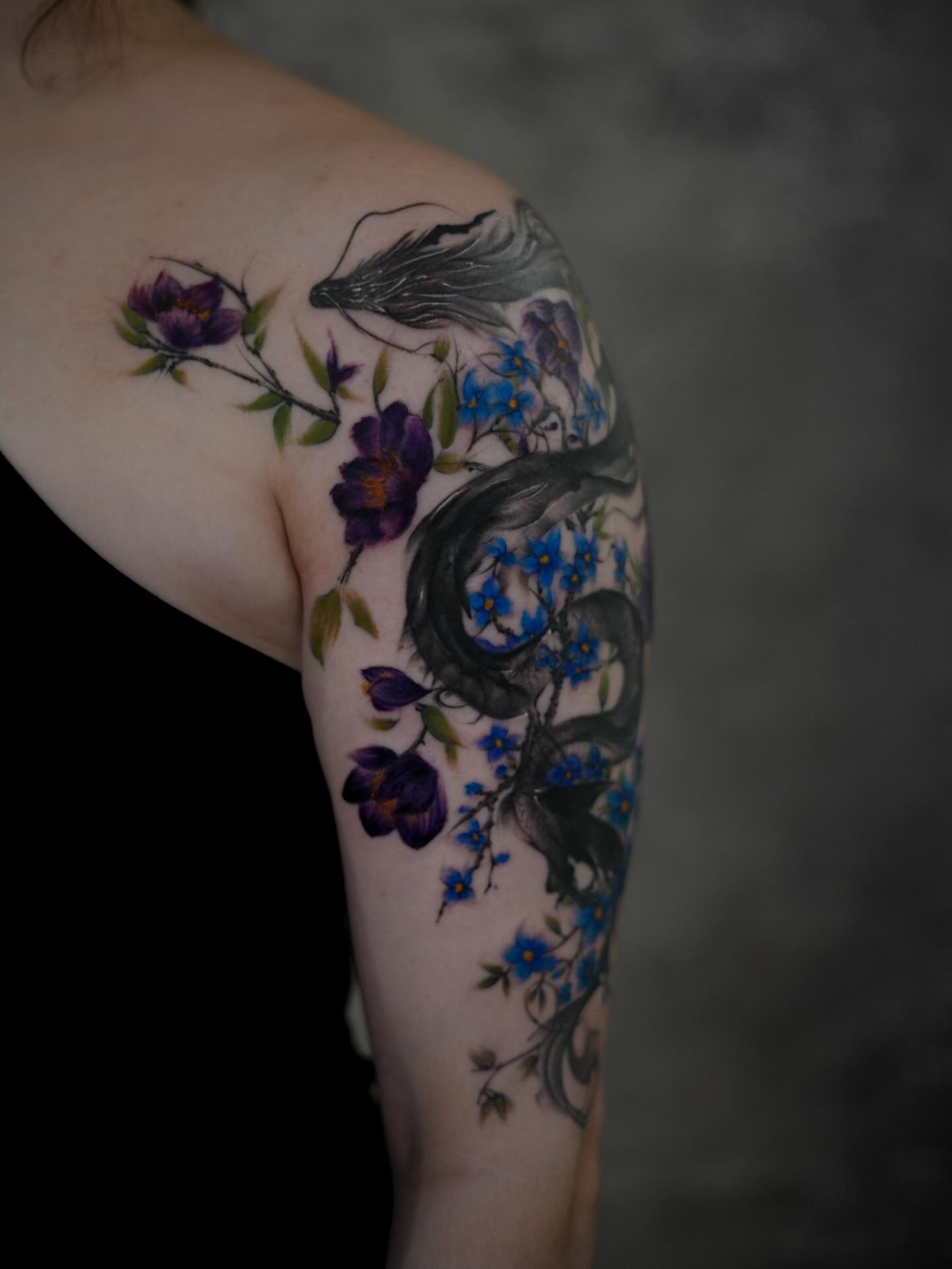 Tattoo by @mr.yang_tattoo — realism, watercolor