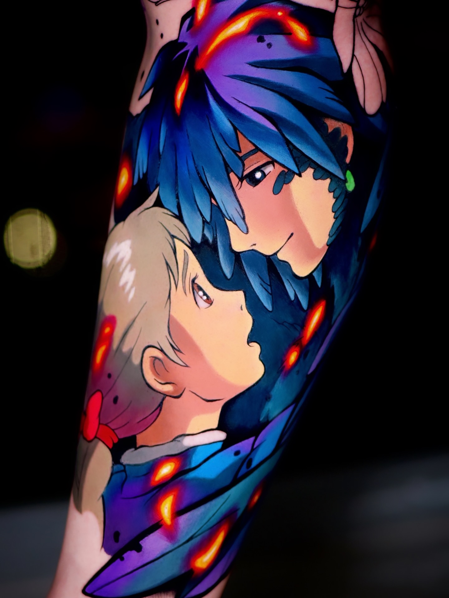 Tattoo by @ale.rivz — anime