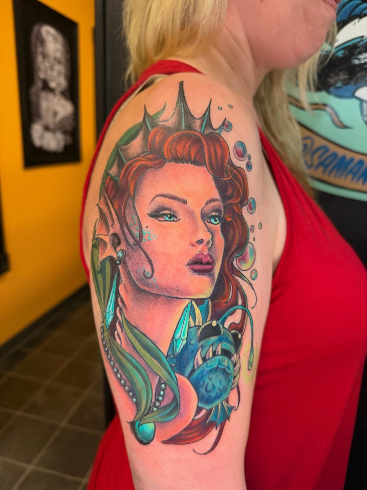 Tattoo by @samanthahouston_art — new_school, realism