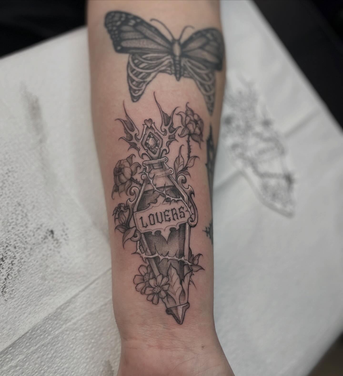 Tattoo by @jean13.tattoo — black_and_grey