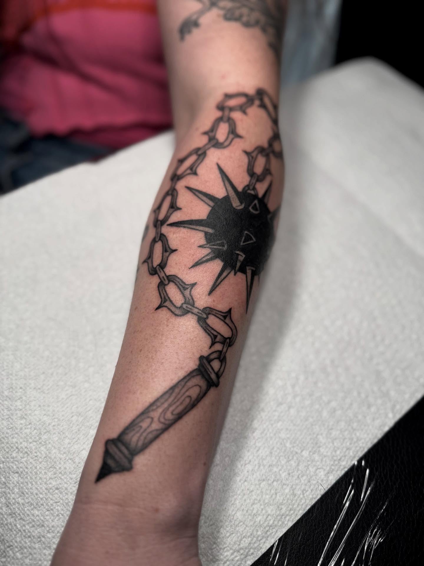 Tattoo by @koko_tattoos — black_and_grey