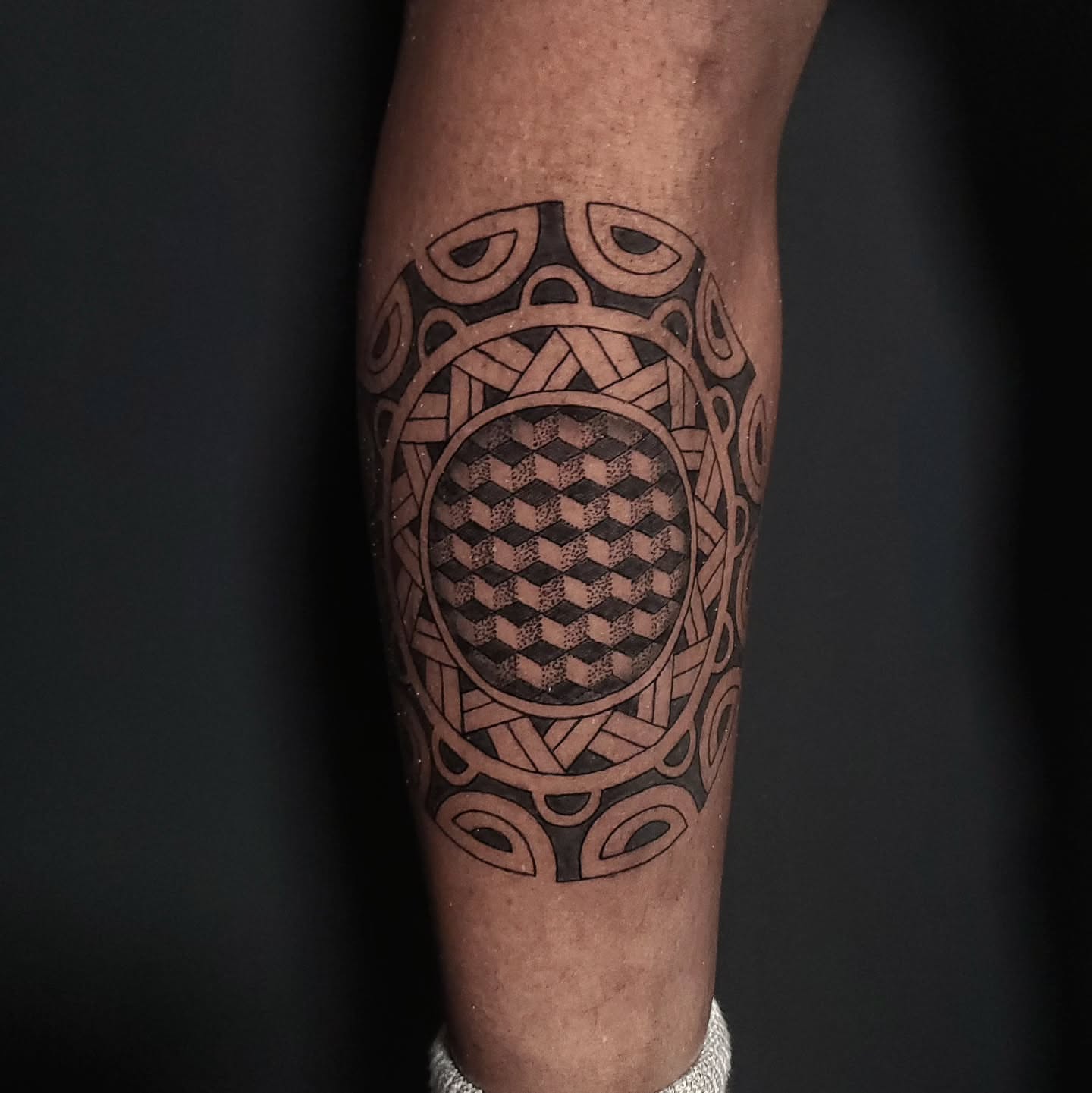Tattoo by @alexanderstairstattoos — geometric