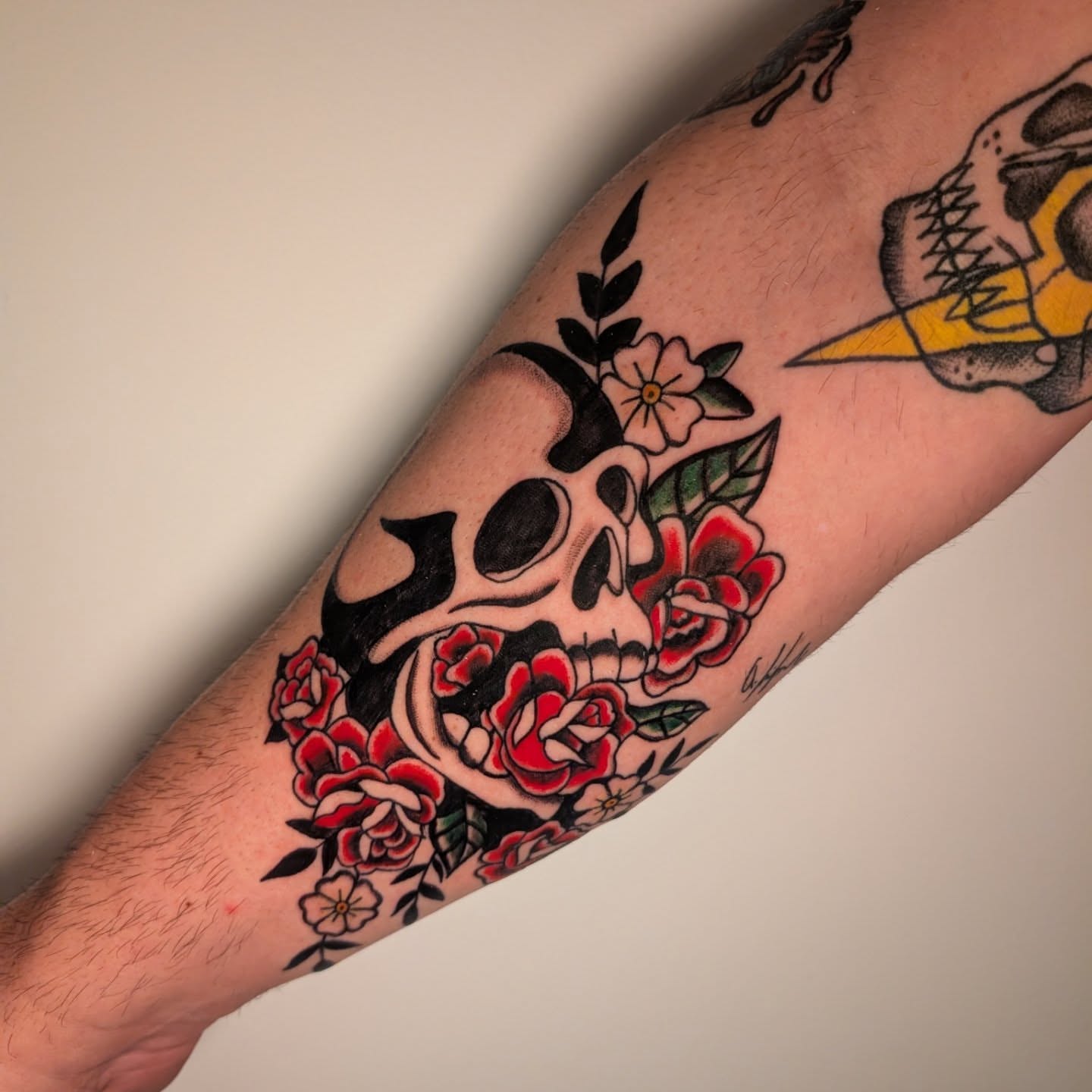 Tattoo by @tattoosbyminda โ american_traditional, black_and_grey