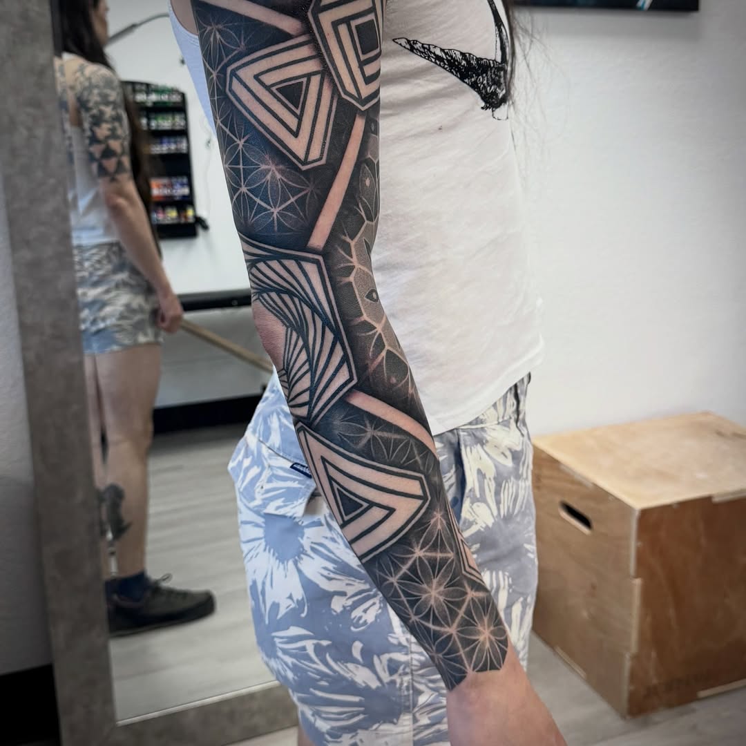 Tattoo work at Three Rivers Tattoo Convention 2026