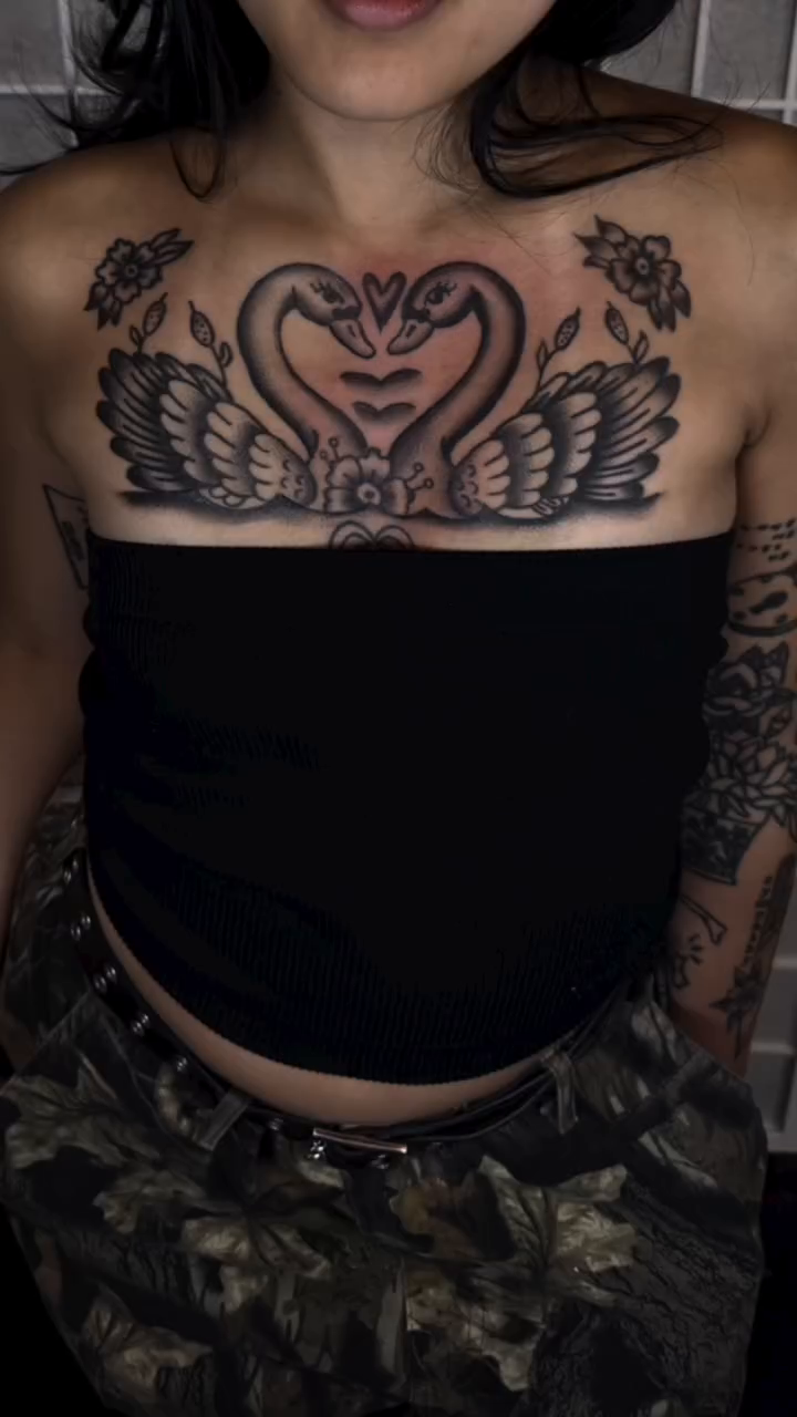 Tattoo by @sadvladink — black_and_grey, neo_traditional