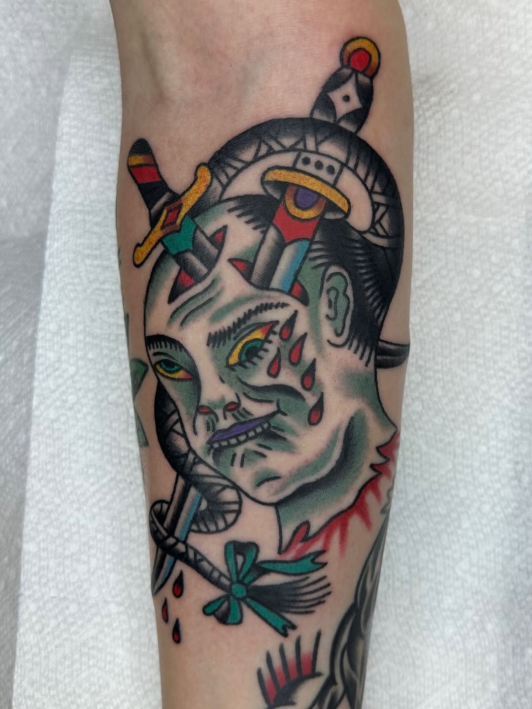 Tattoo by @ponyboytattoos — american_traditional, neo_traditional